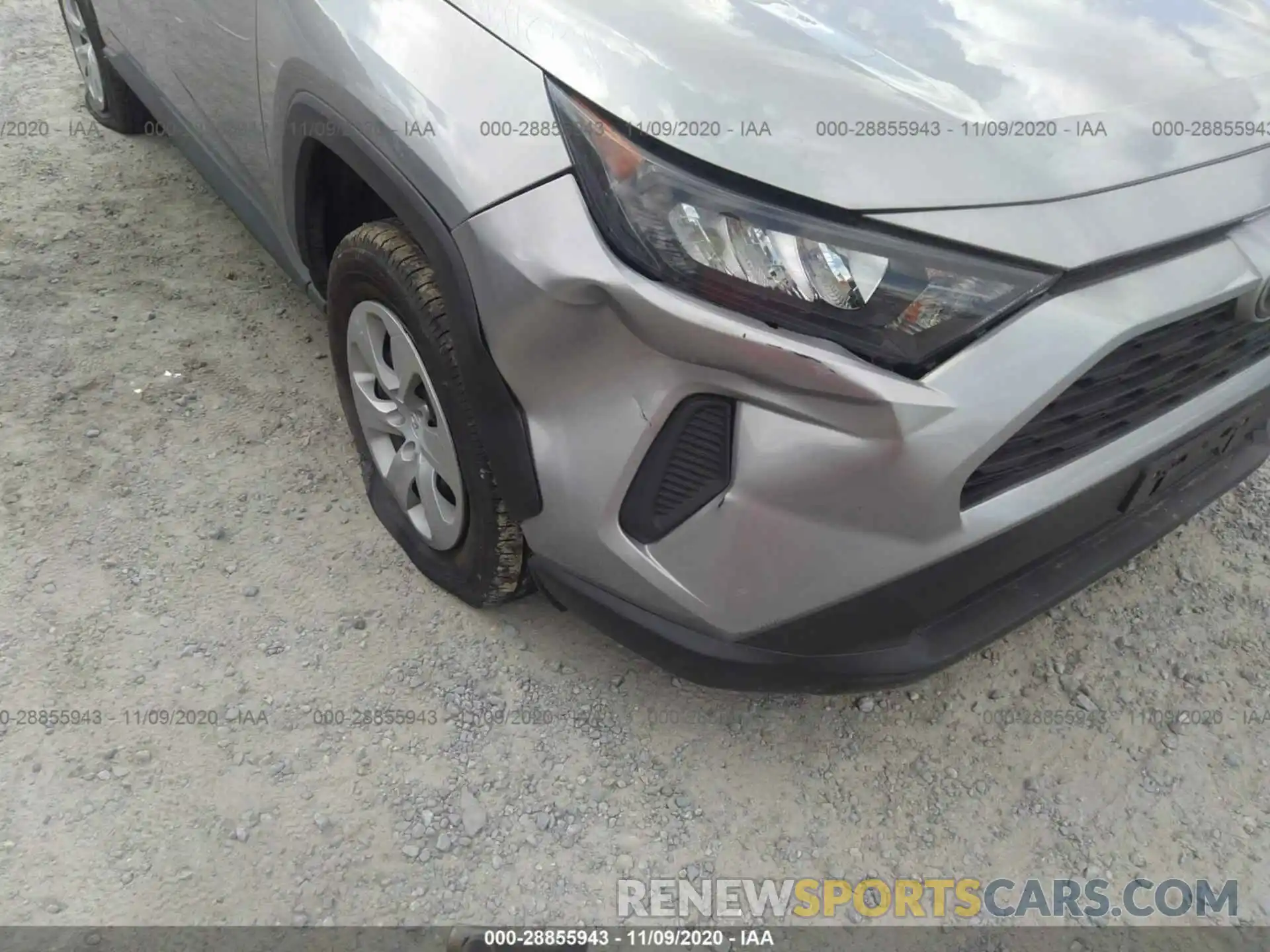 6 Photograph of a damaged car 2T3F1RFV7LC099111 TOYOTA RAV4 2020