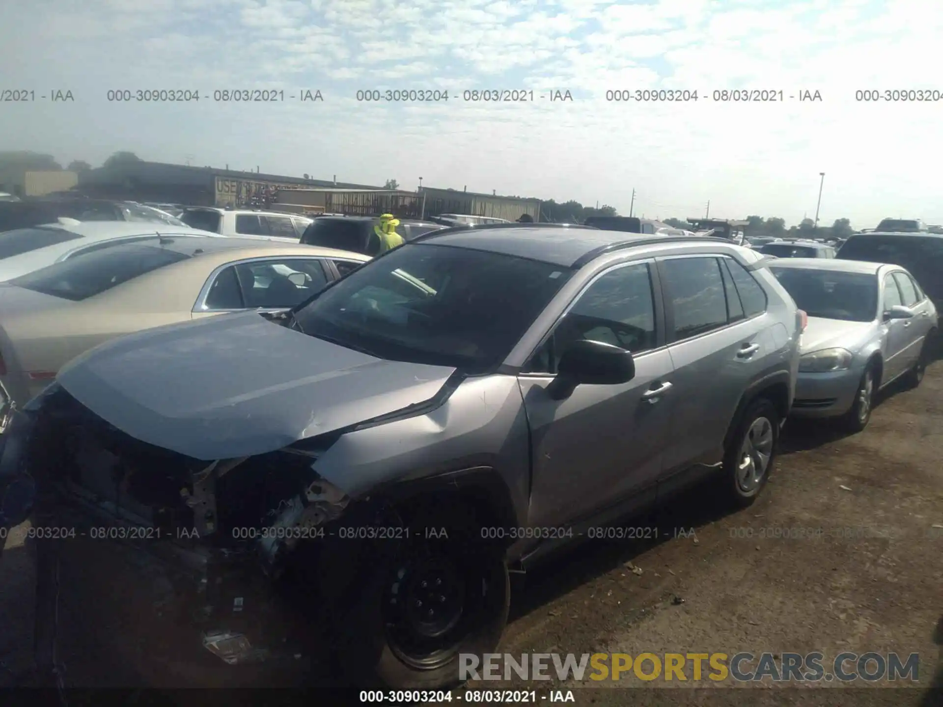 2 Photograph of a damaged car 2T3F1RFV7LC115999 TOYOTA RAV4 2020