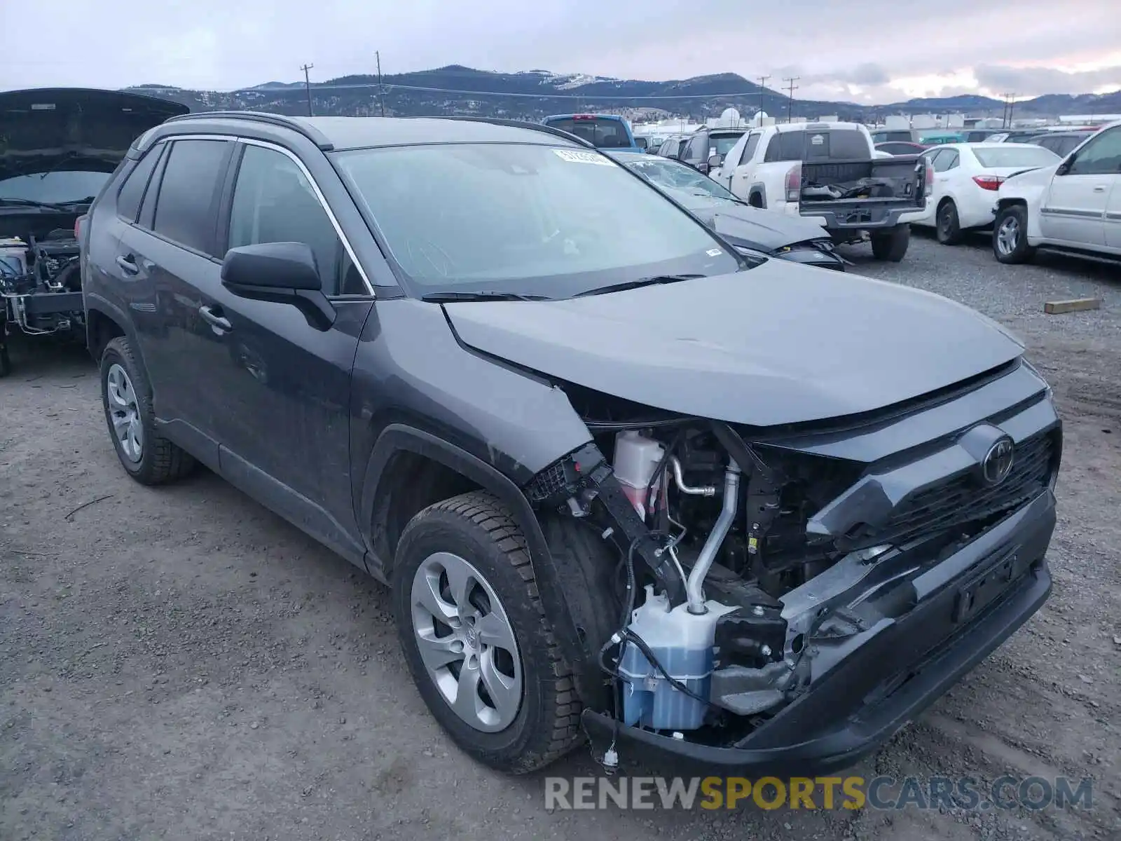 1 Photograph of a damaged car 2T3F1RFV7LC121334 TOYOTA RAV4 2020