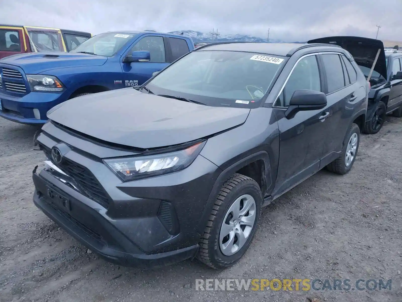 2 Photograph of a damaged car 2T3F1RFV7LC121334 TOYOTA RAV4 2020