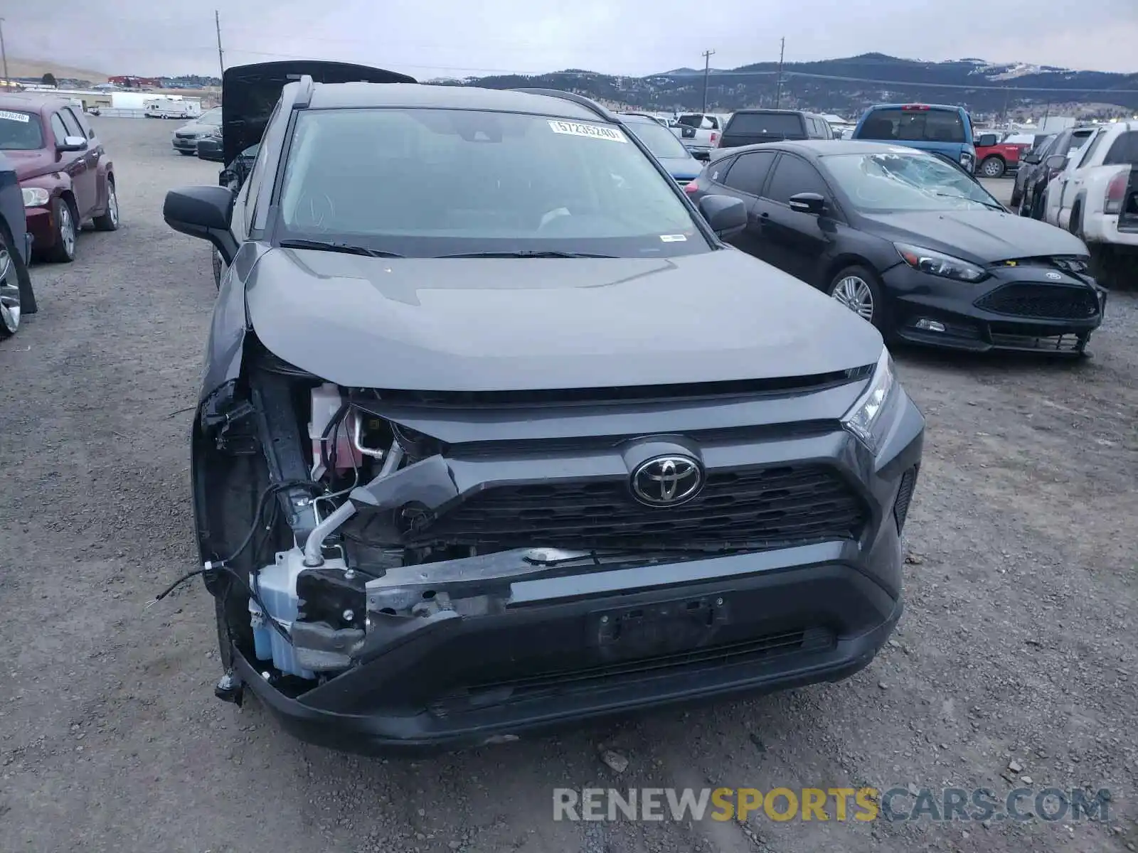 9 Photograph of a damaged car 2T3F1RFV7LC121334 TOYOTA RAV4 2020