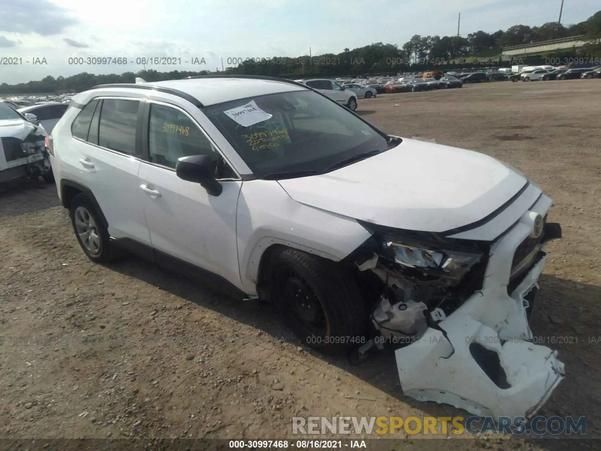 1 Photograph of a damaged car 2T3F1RFV7LC121544 TOYOTA RAV4 2020