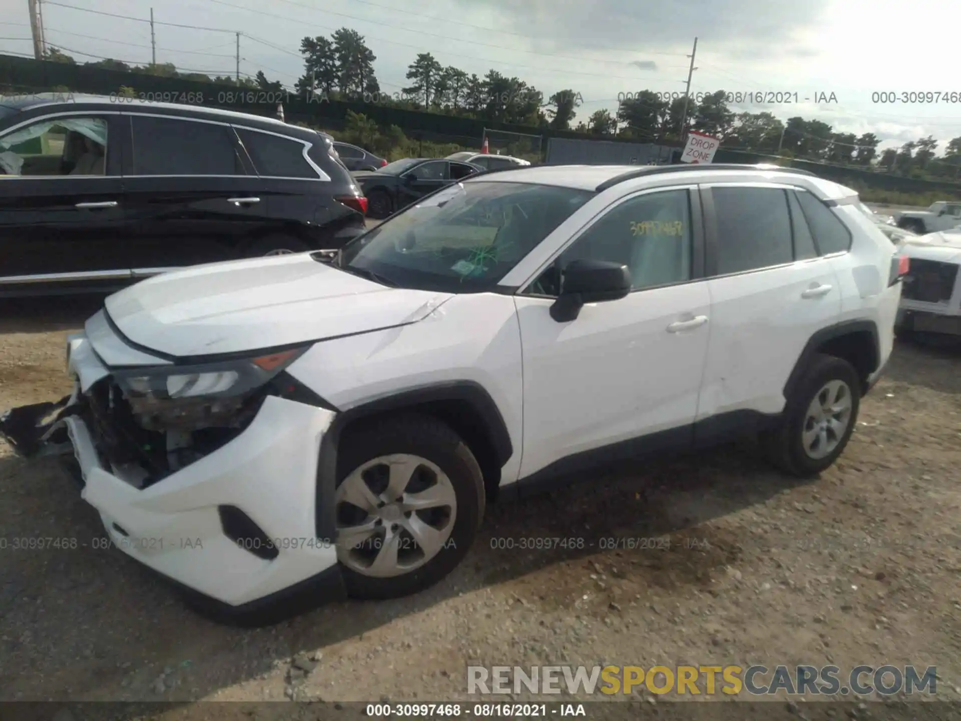 2 Photograph of a damaged car 2T3F1RFV7LC121544 TOYOTA RAV4 2020