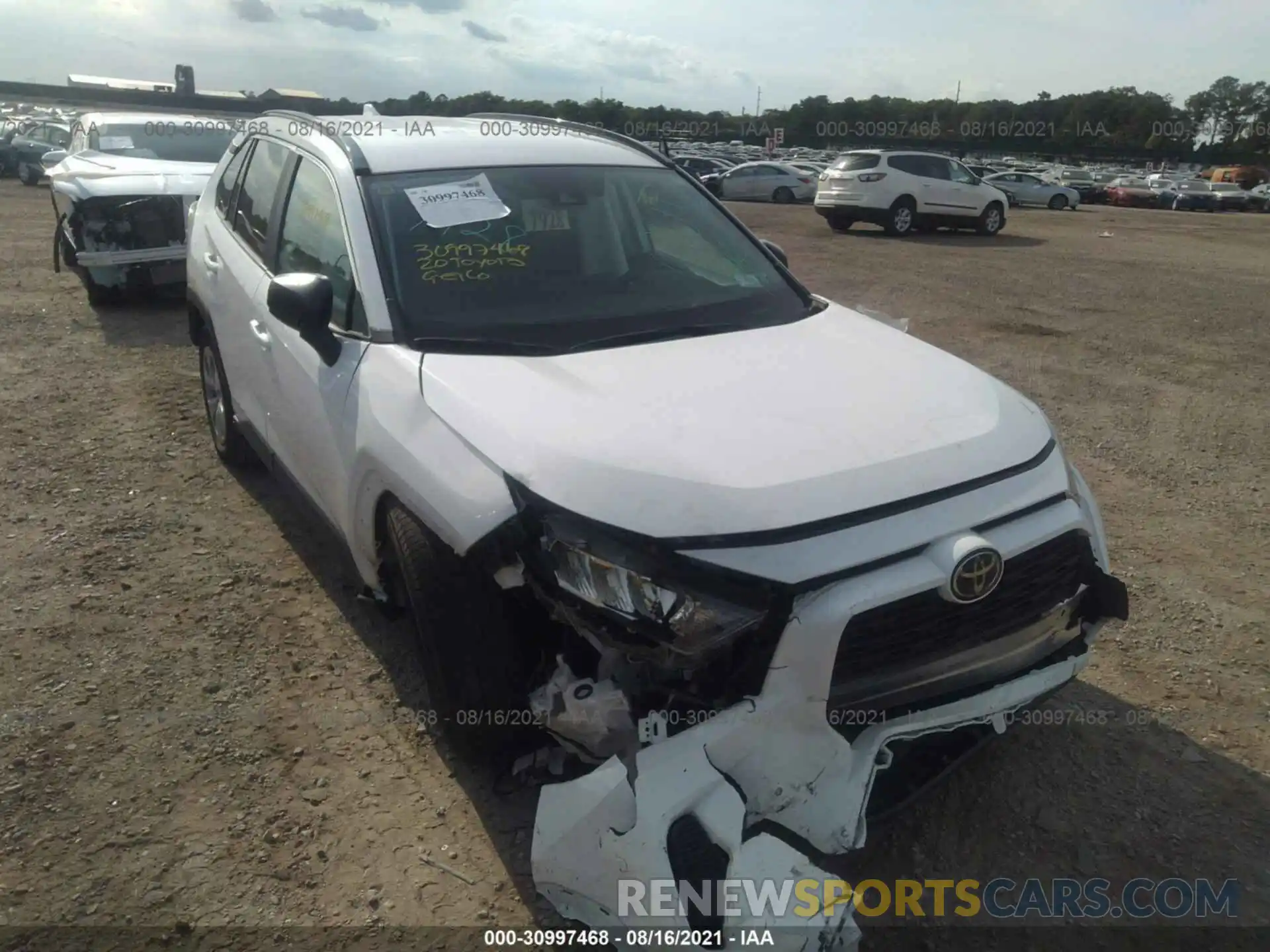 6 Photograph of a damaged car 2T3F1RFV7LC121544 TOYOTA RAV4 2020