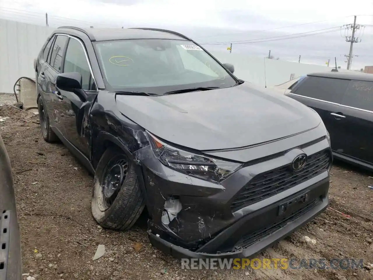 1 Photograph of a damaged car 2T3F1RFV7LC125397 TOYOTA RAV4 2020