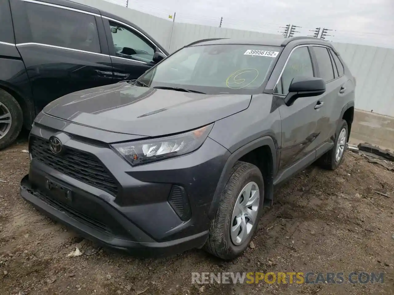 2 Photograph of a damaged car 2T3F1RFV7LC125397 TOYOTA RAV4 2020