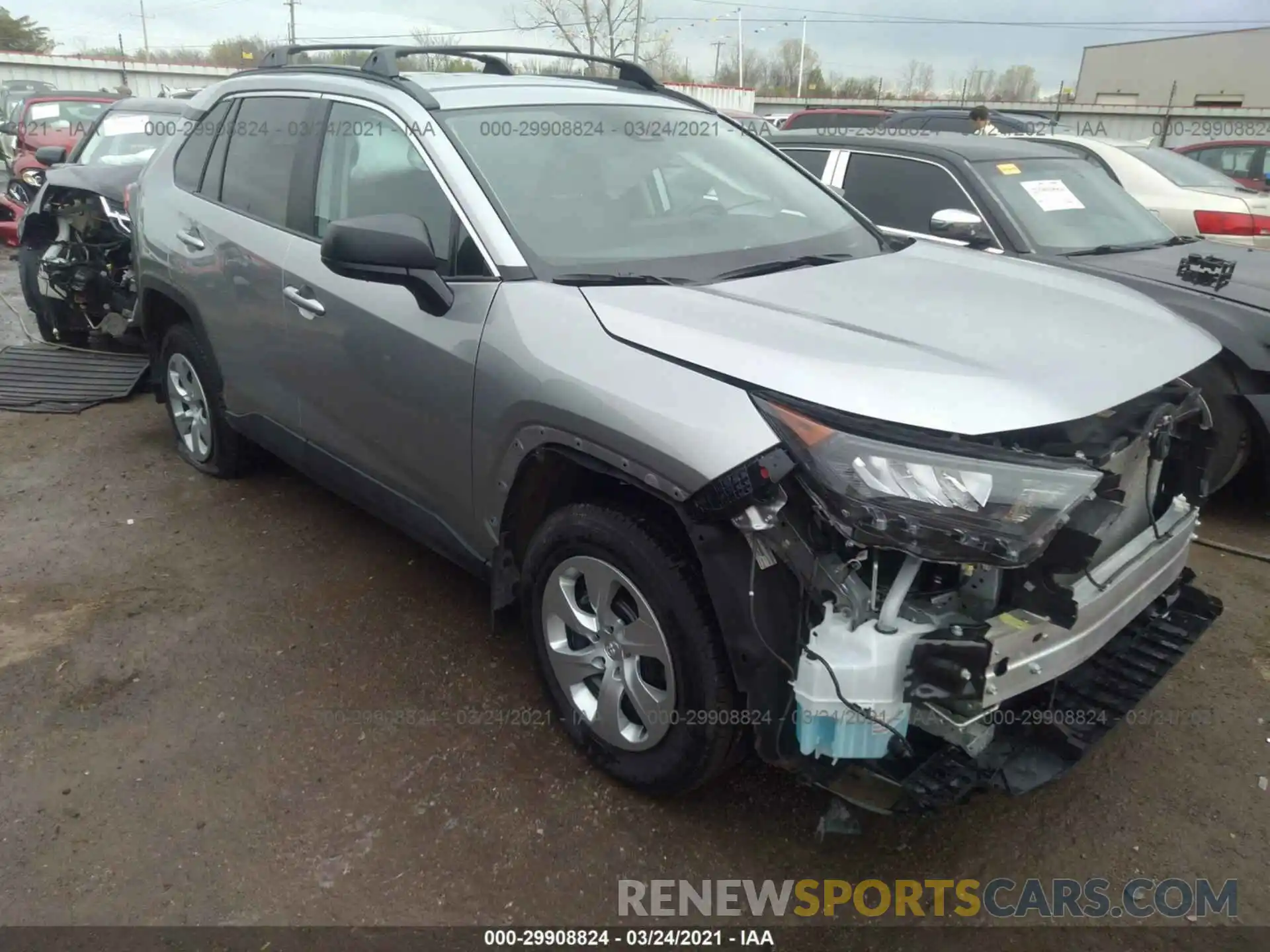 1 Photograph of a damaged car 2T3F1RFV7LC126713 TOYOTA RAV4 2020