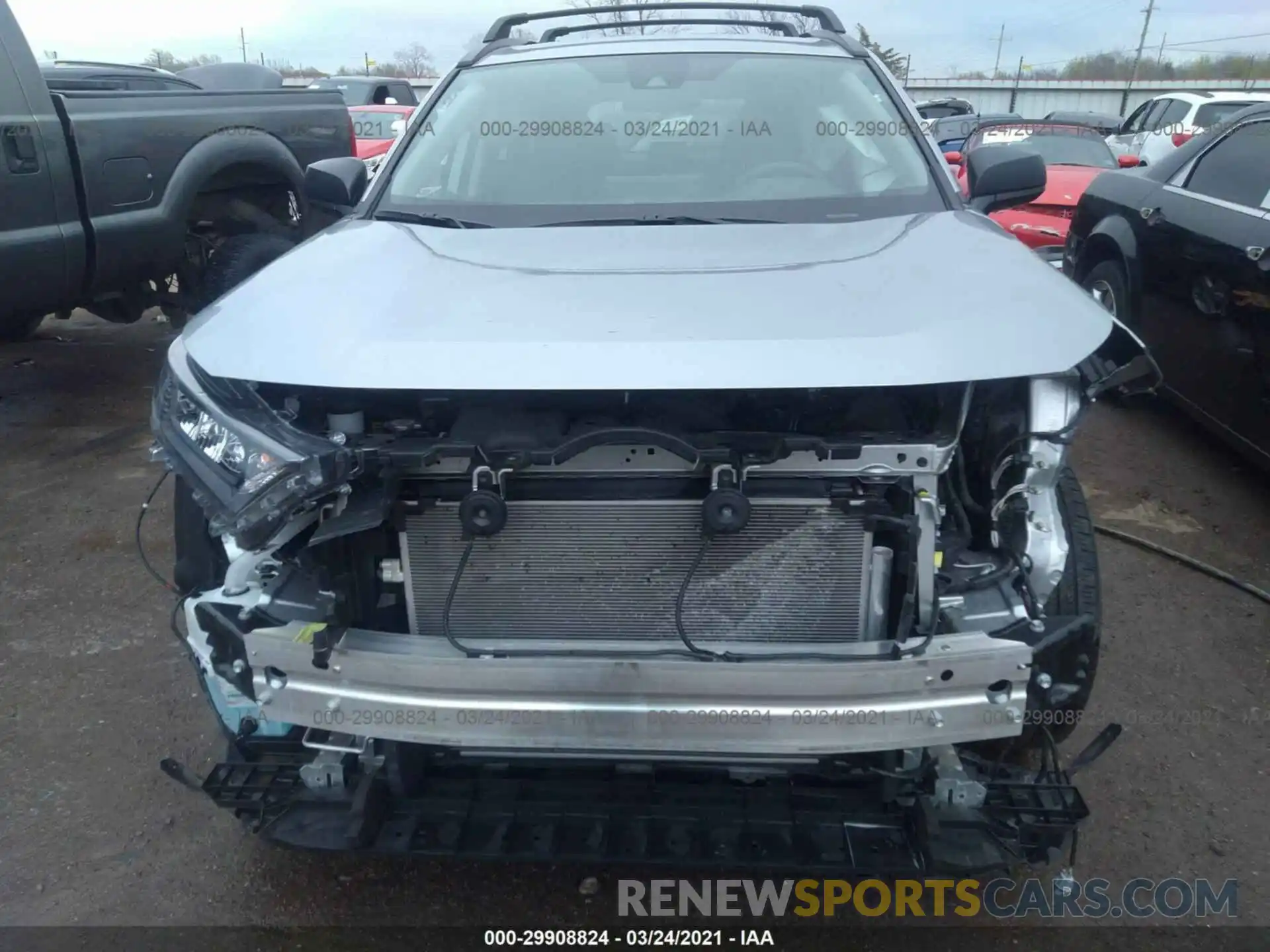 6 Photograph of a damaged car 2T3F1RFV7LC126713 TOYOTA RAV4 2020