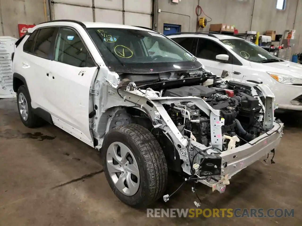 1 Photograph of a damaged car 2T3F1RFV7LC129238 TOYOTA RAV4 2020