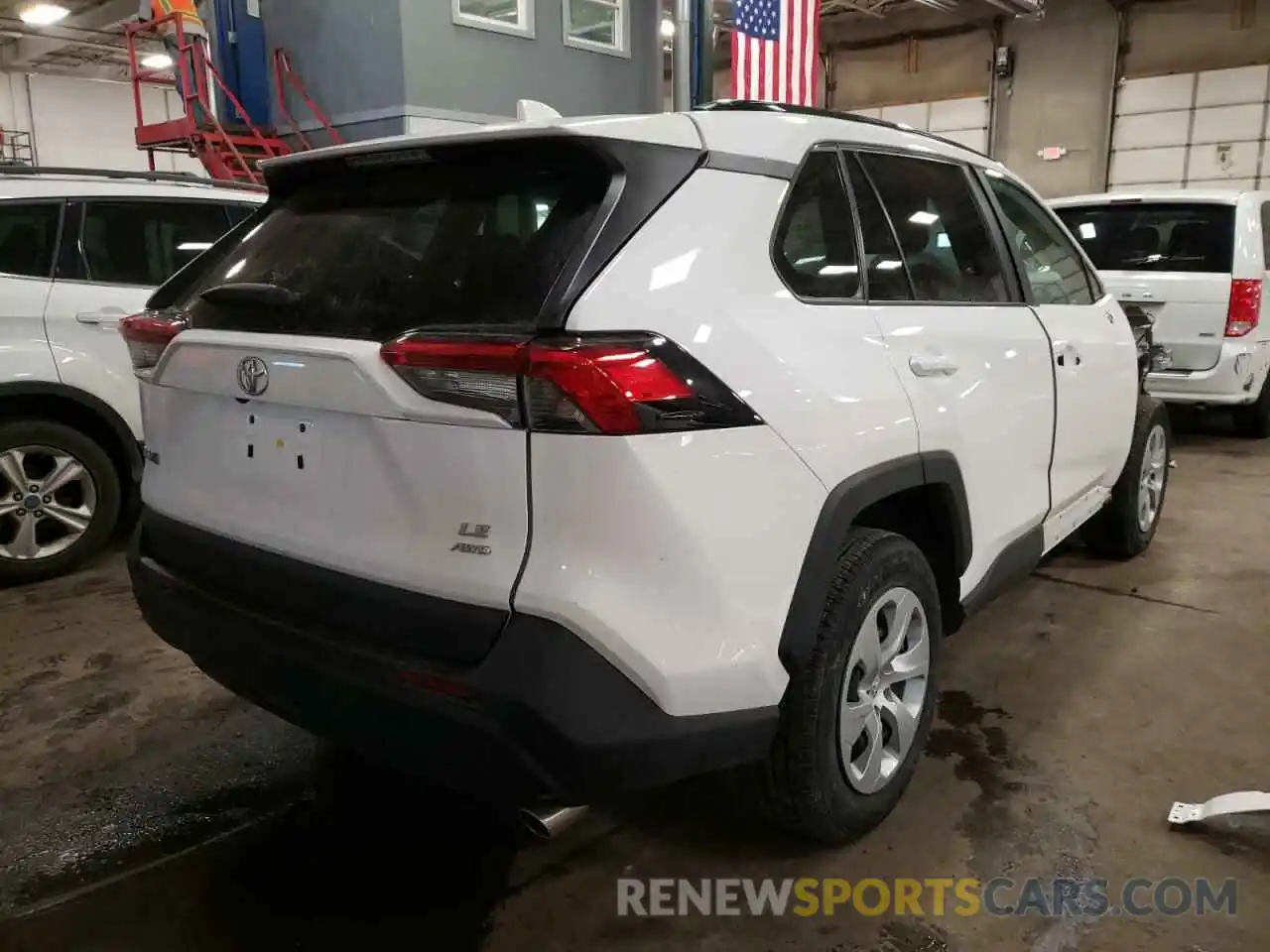 4 Photograph of a damaged car 2T3F1RFV7LC129238 TOYOTA RAV4 2020