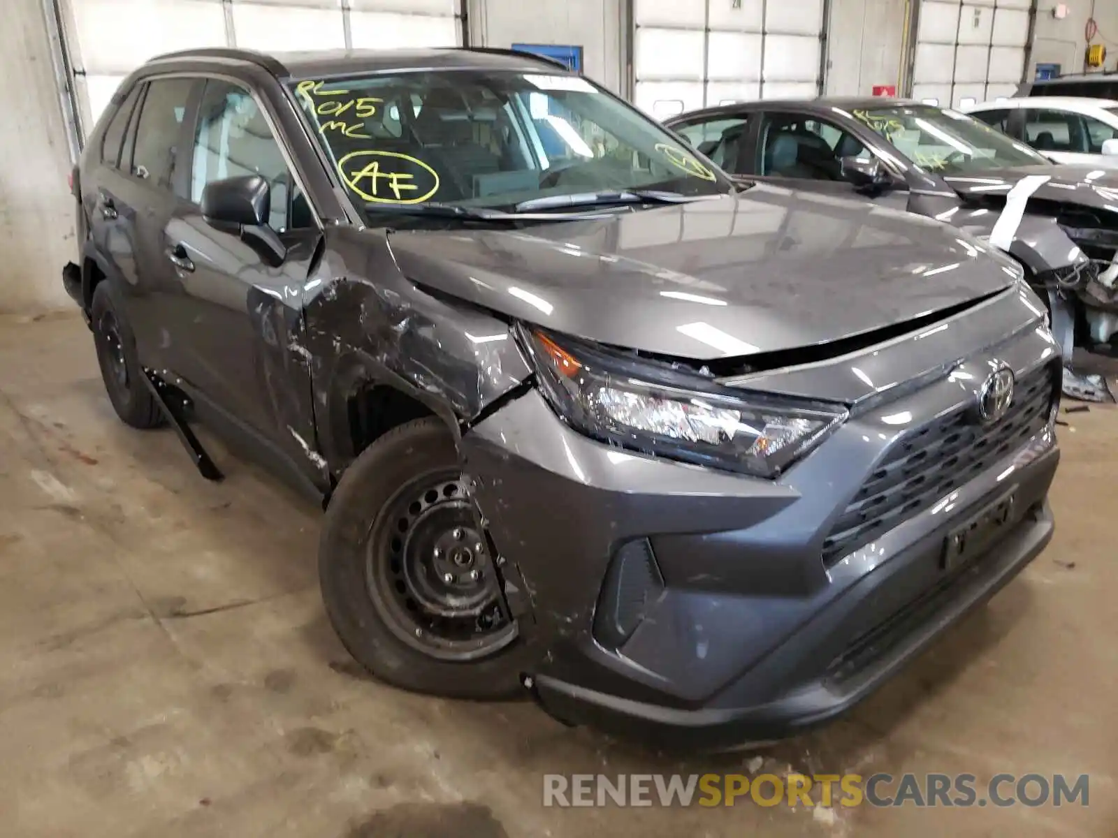 1 Photograph of a damaged car 2T3F1RFV7LC130521 TOYOTA RAV4 2020