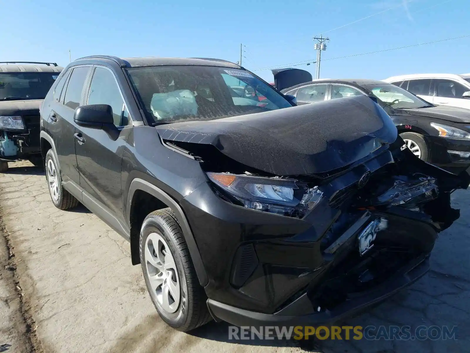 1 Photograph of a damaged car 2T3F1RFV7LC134780 TOYOTA RAV4 2020