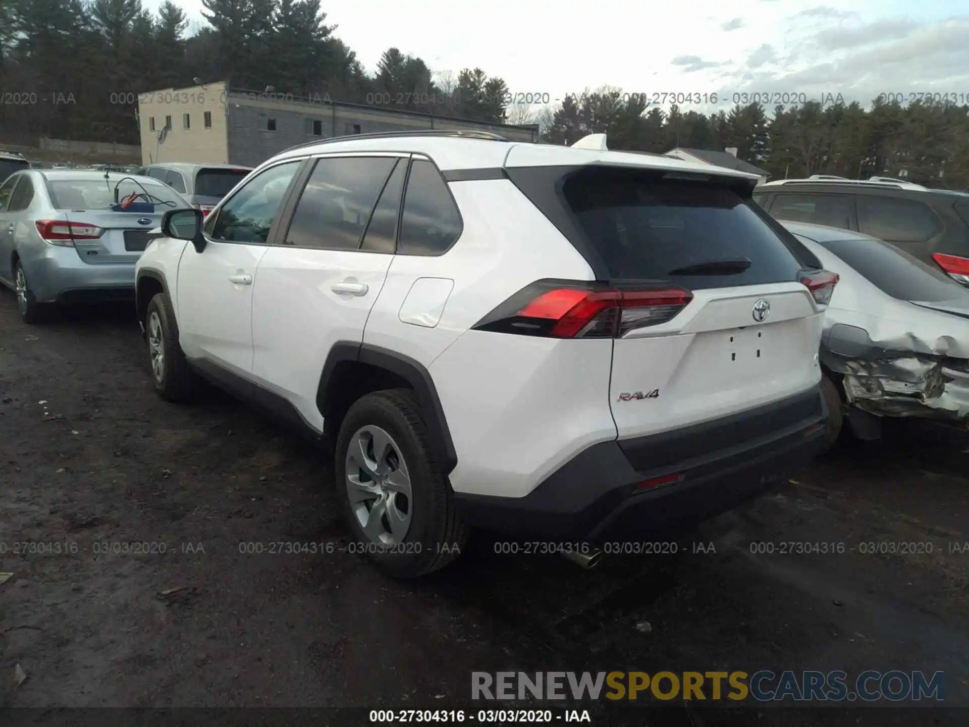 3 Photograph of a damaged car 2T3F1RFV7LW086793 TOYOTA RAV4 2020