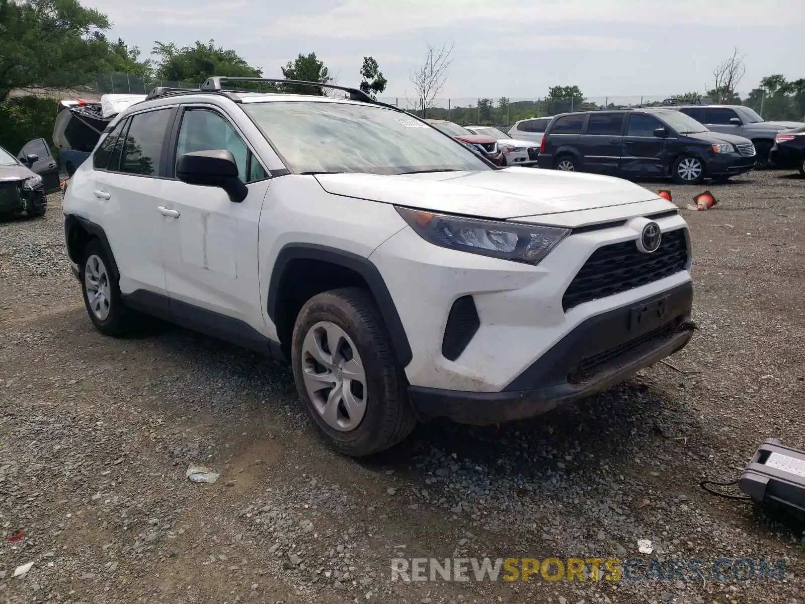 1 Photograph of a damaged car 2T3F1RFV7LW091895 TOYOTA RAV4 2020