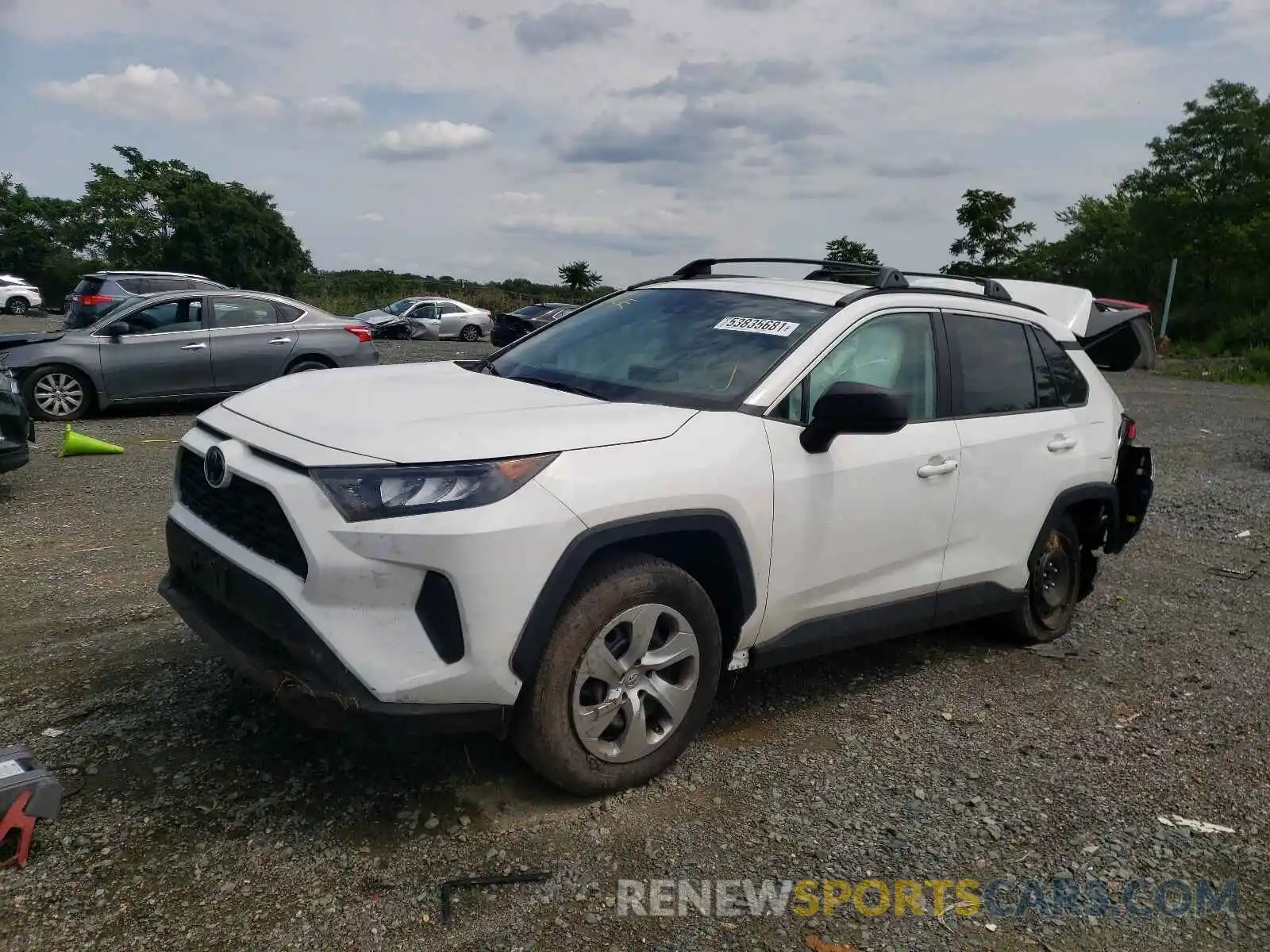 2 Photograph of a damaged car 2T3F1RFV7LW091895 TOYOTA RAV4 2020