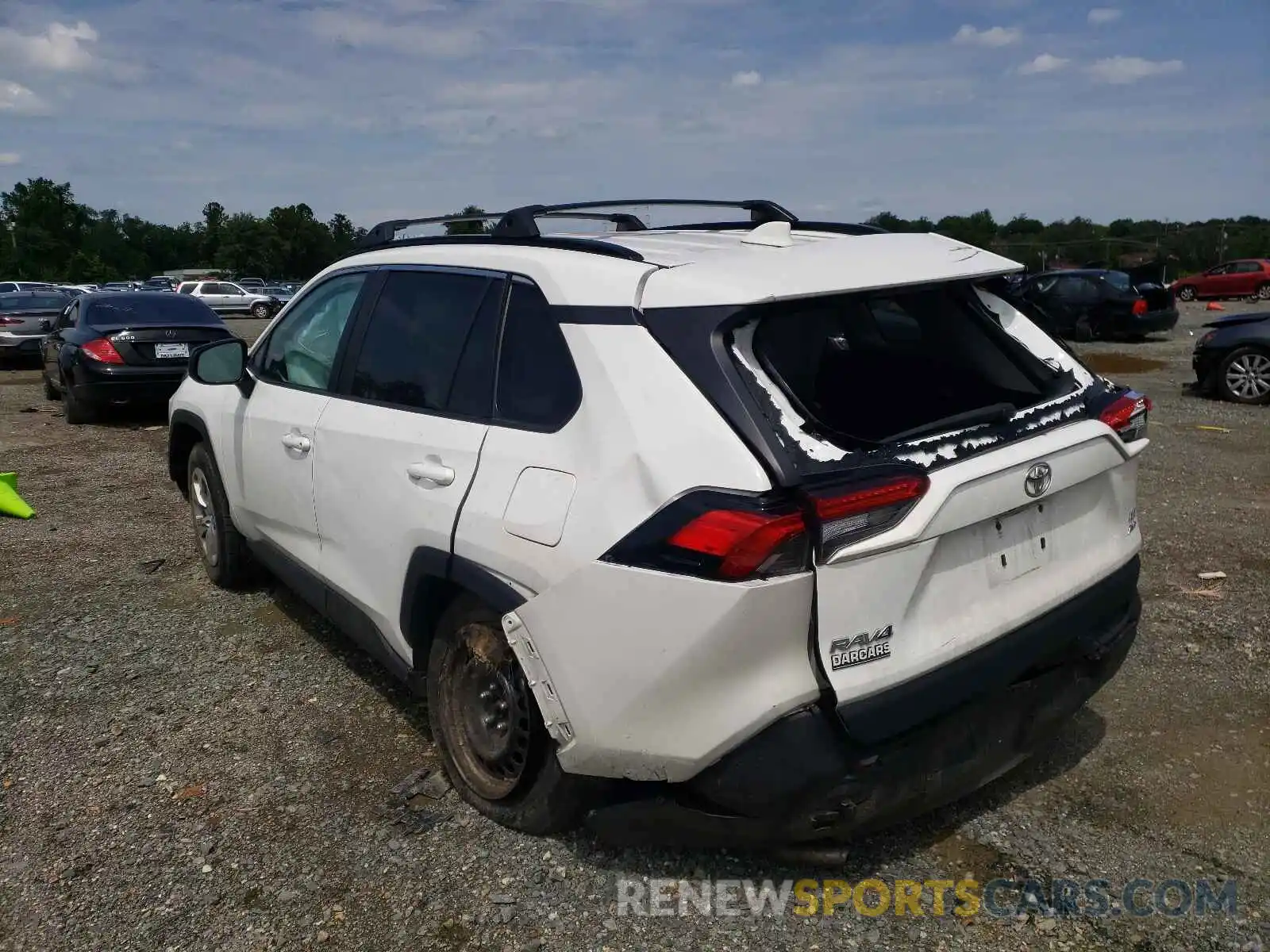 3 Photograph of a damaged car 2T3F1RFV7LW091895 TOYOTA RAV4 2020