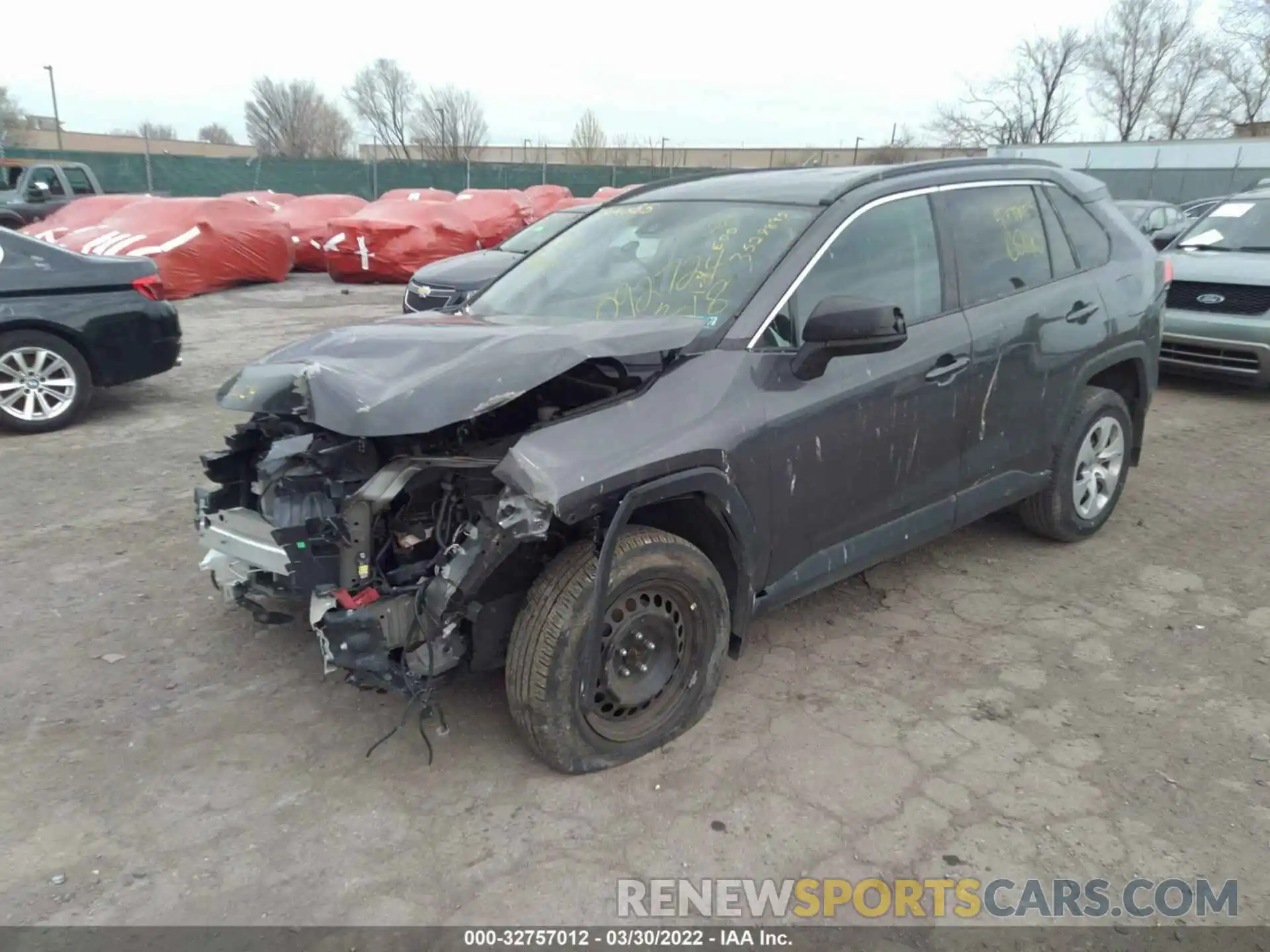 2 Photograph of a damaged car 2T3F1RFV7LW092724 TOYOTA RAV4 2020