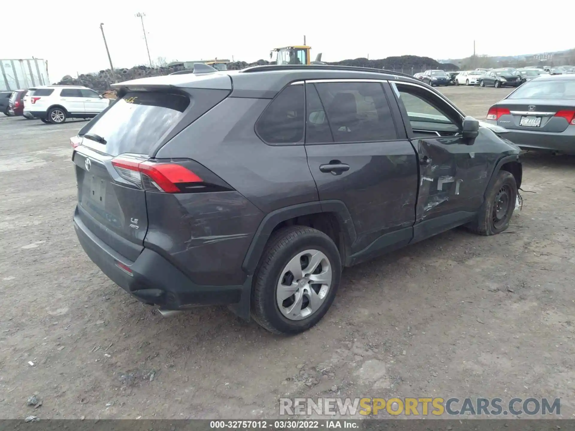 4 Photograph of a damaged car 2T3F1RFV7LW092724 TOYOTA RAV4 2020