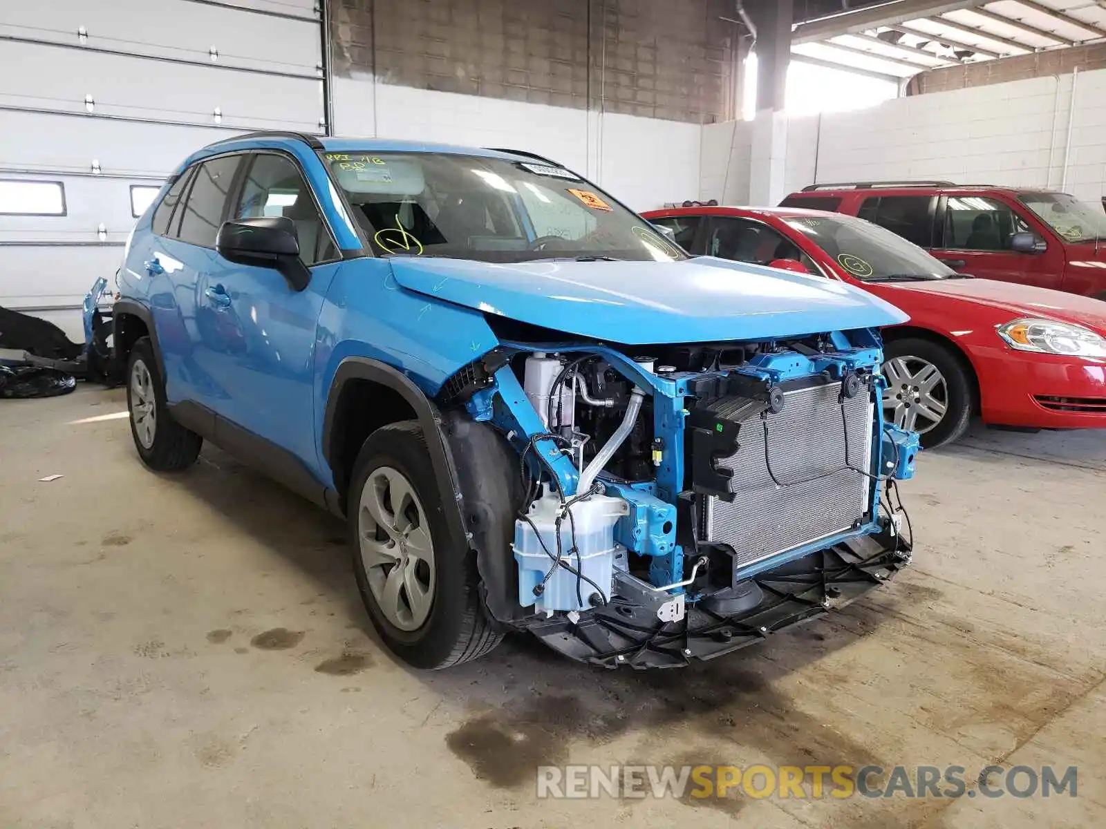 1 Photograph of a damaged car 2T3F1RFV7LW108355 TOYOTA RAV4 2020