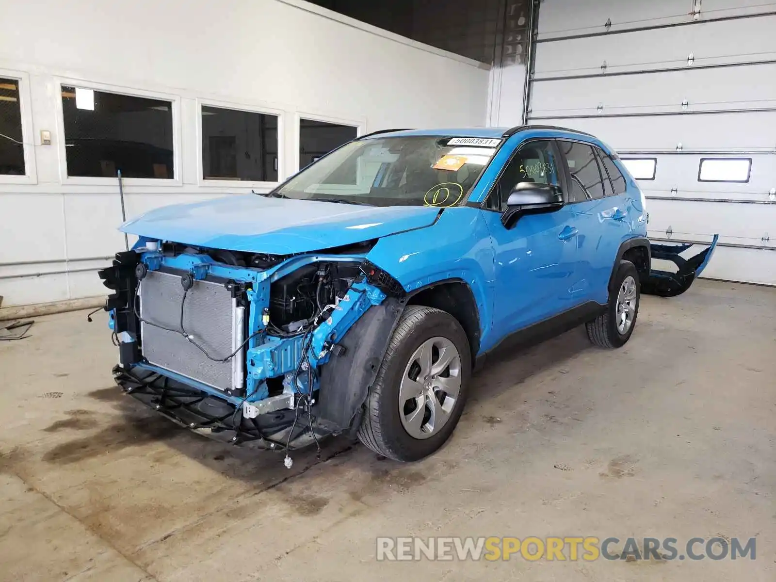 2 Photograph of a damaged car 2T3F1RFV7LW108355 TOYOTA RAV4 2020