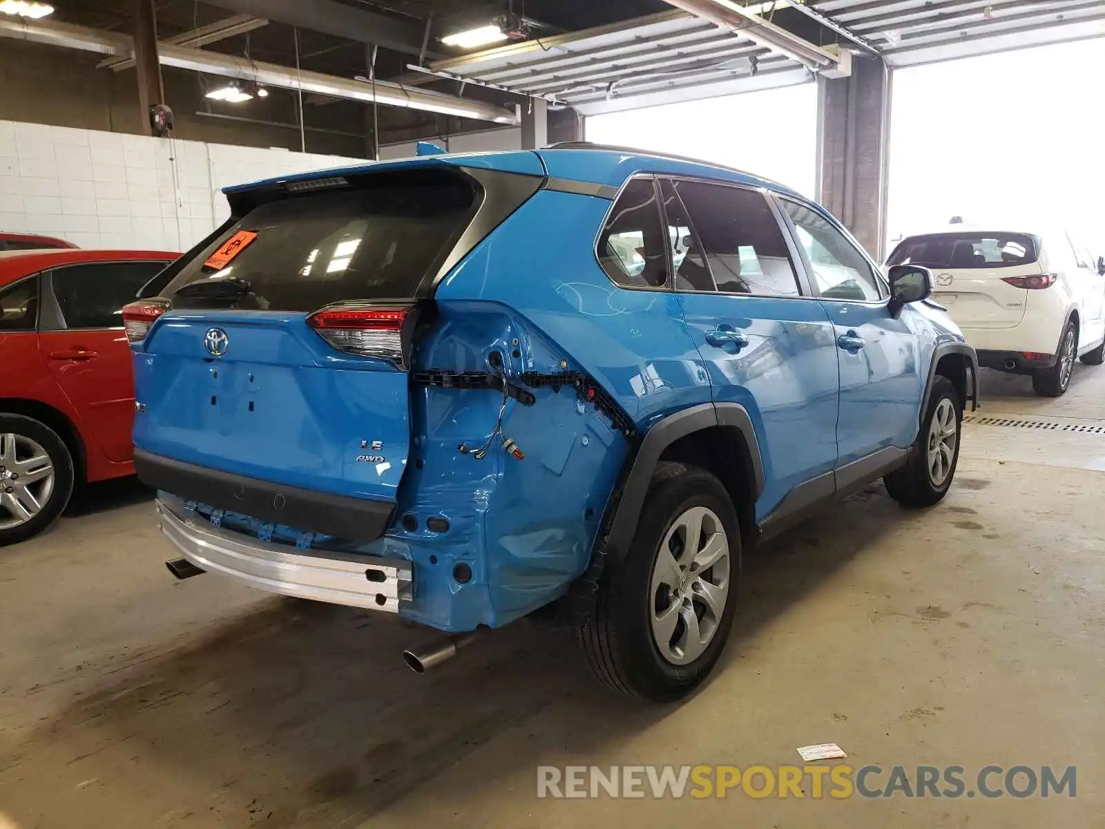 4 Photograph of a damaged car 2T3F1RFV7LW108355 TOYOTA RAV4 2020