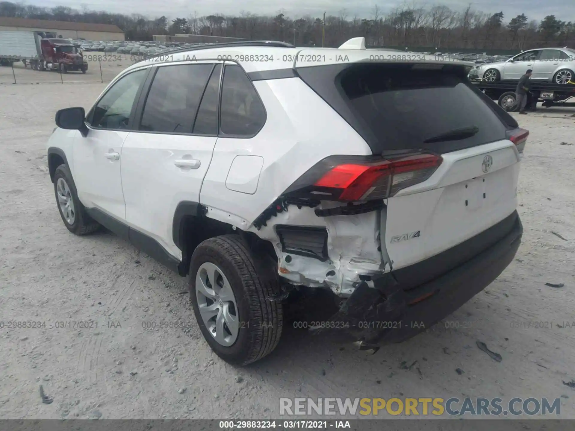 3 Photograph of a damaged car 2T3F1RFV7LW116519 TOYOTA RAV4 2020