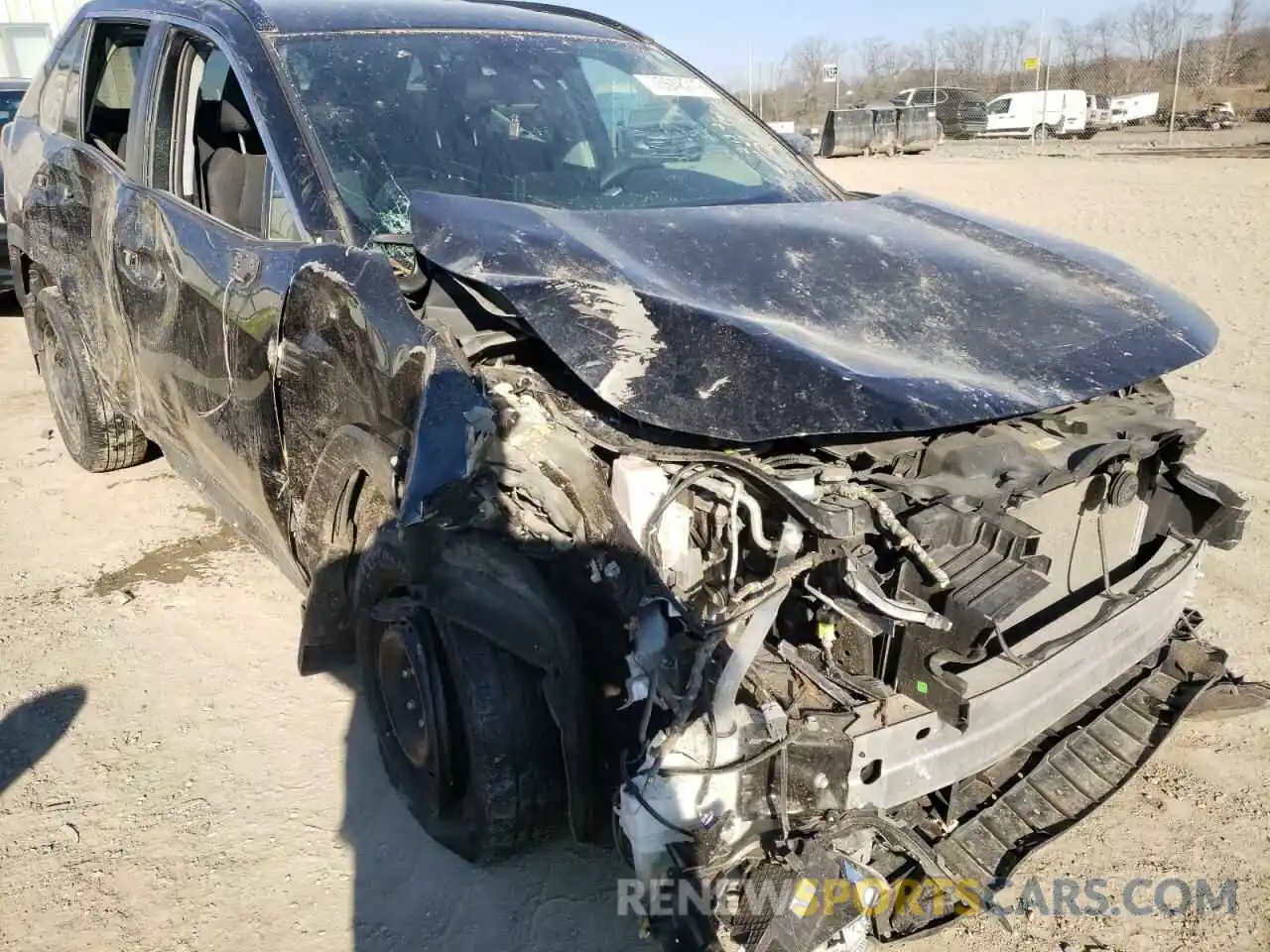 1 Photograph of a damaged car 2T3F1RFV7LW121395 TOYOTA RAV4 2020