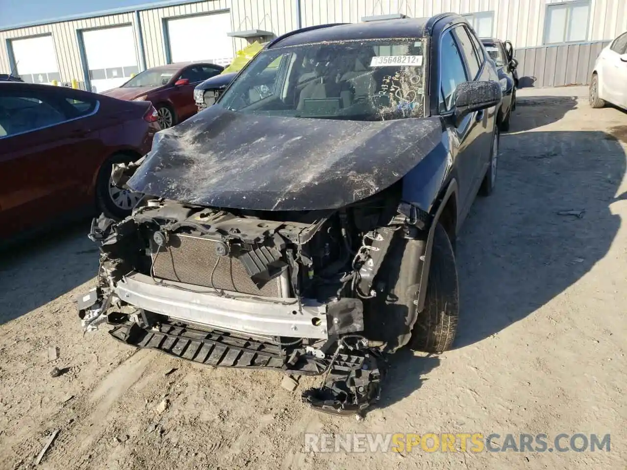 2 Photograph of a damaged car 2T3F1RFV7LW121395 TOYOTA RAV4 2020