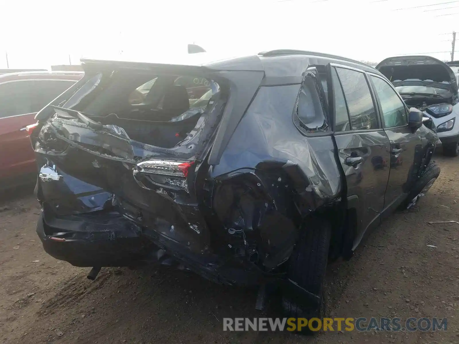 4 Photograph of a damaged car 2T3F1RFV8LC061323 TOYOTA RAV4 2020