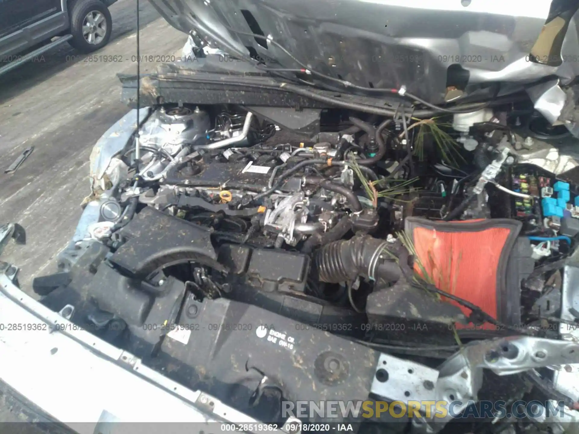 10 Photograph of a damaged car 2T3F1RFV8LC067137 TOYOTA RAV4 2020