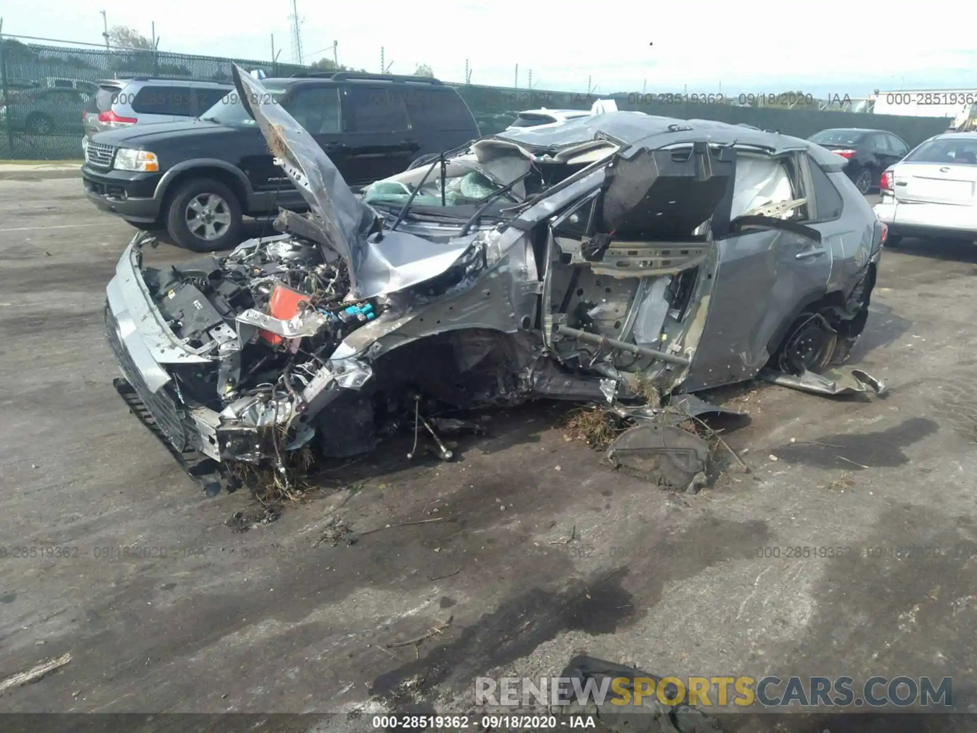 2 Photograph of a damaged car 2T3F1RFV8LC067137 TOYOTA RAV4 2020