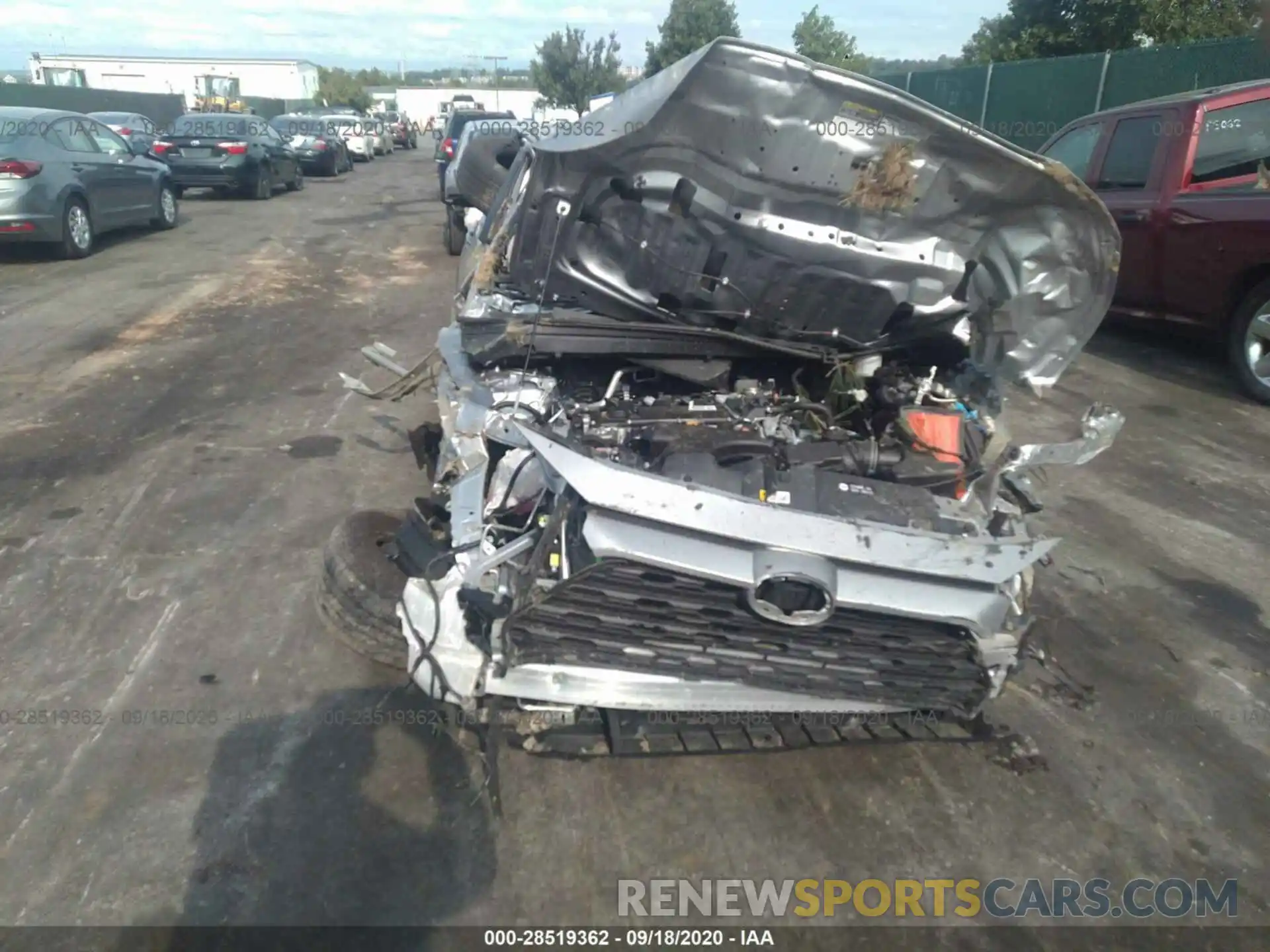 6 Фотография поврежденного автомобиля 2T3F1RFV8LC067137 TOYOTA RAV4 2020