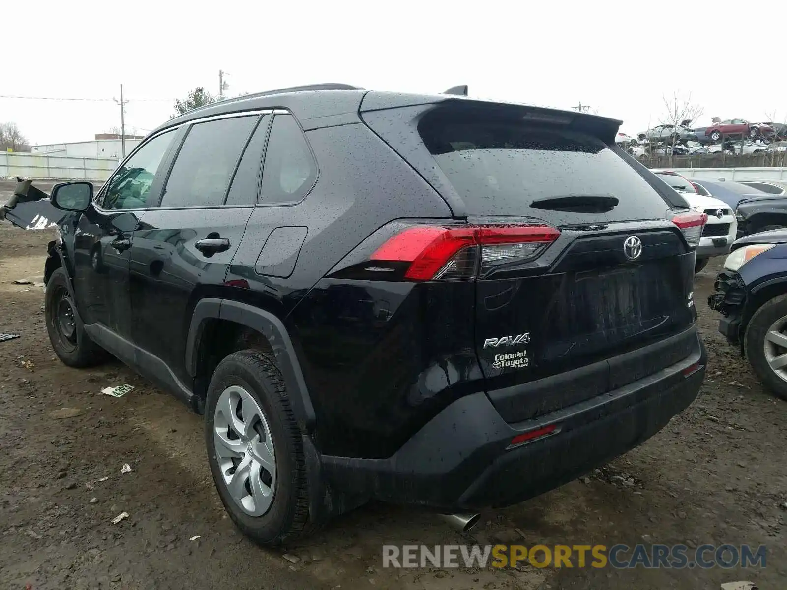 3 Photograph of a damaged car 2T3F1RFV8LC077974 TOYOTA RAV4 2020