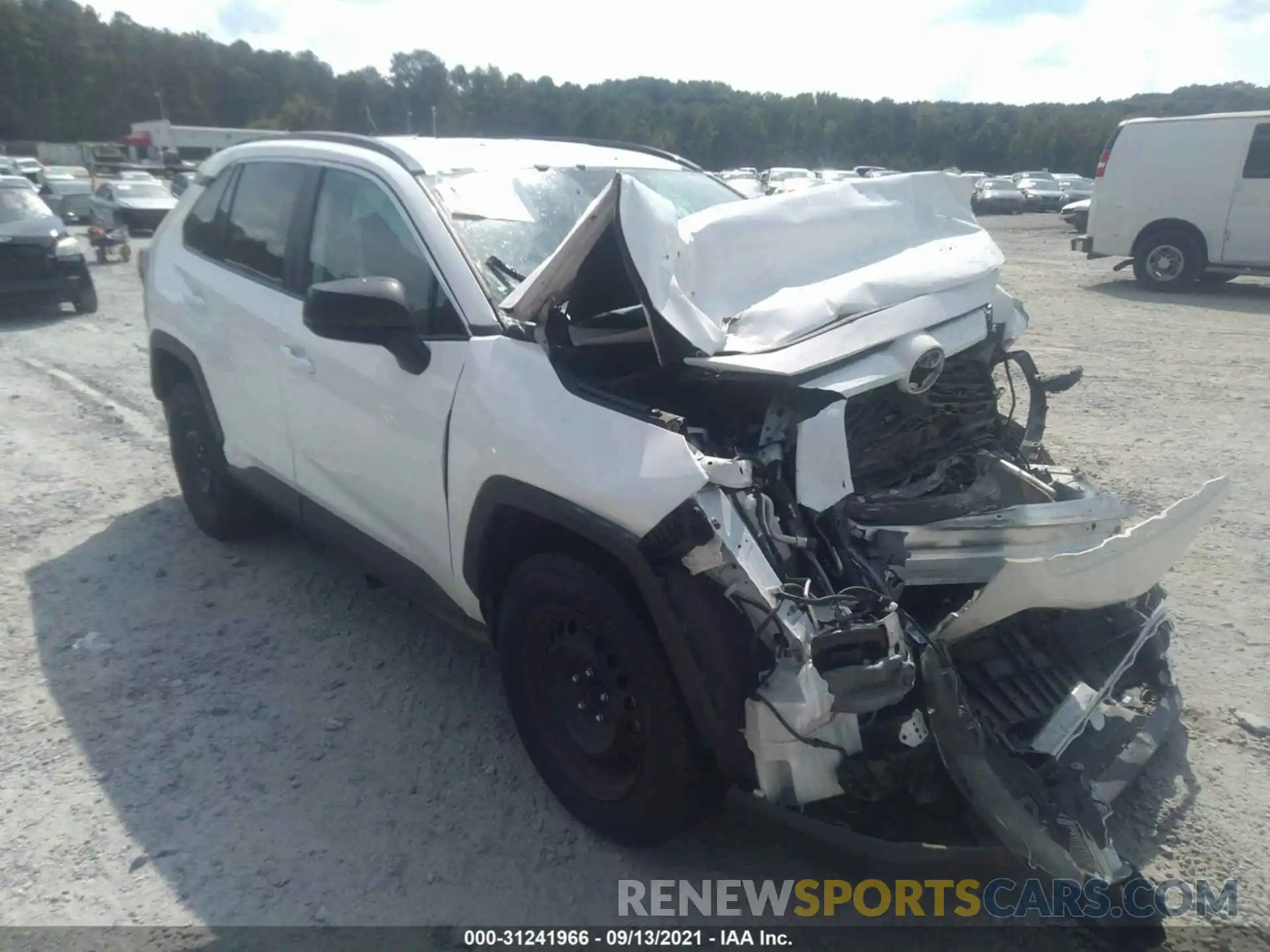 1 Photograph of a damaged car 2T3F1RFV8LC093480 TOYOTA RAV4 2020