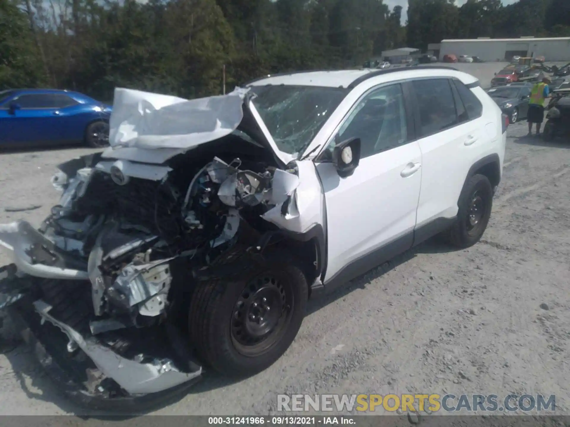 2 Photograph of a damaged car 2T3F1RFV8LC093480 TOYOTA RAV4 2020