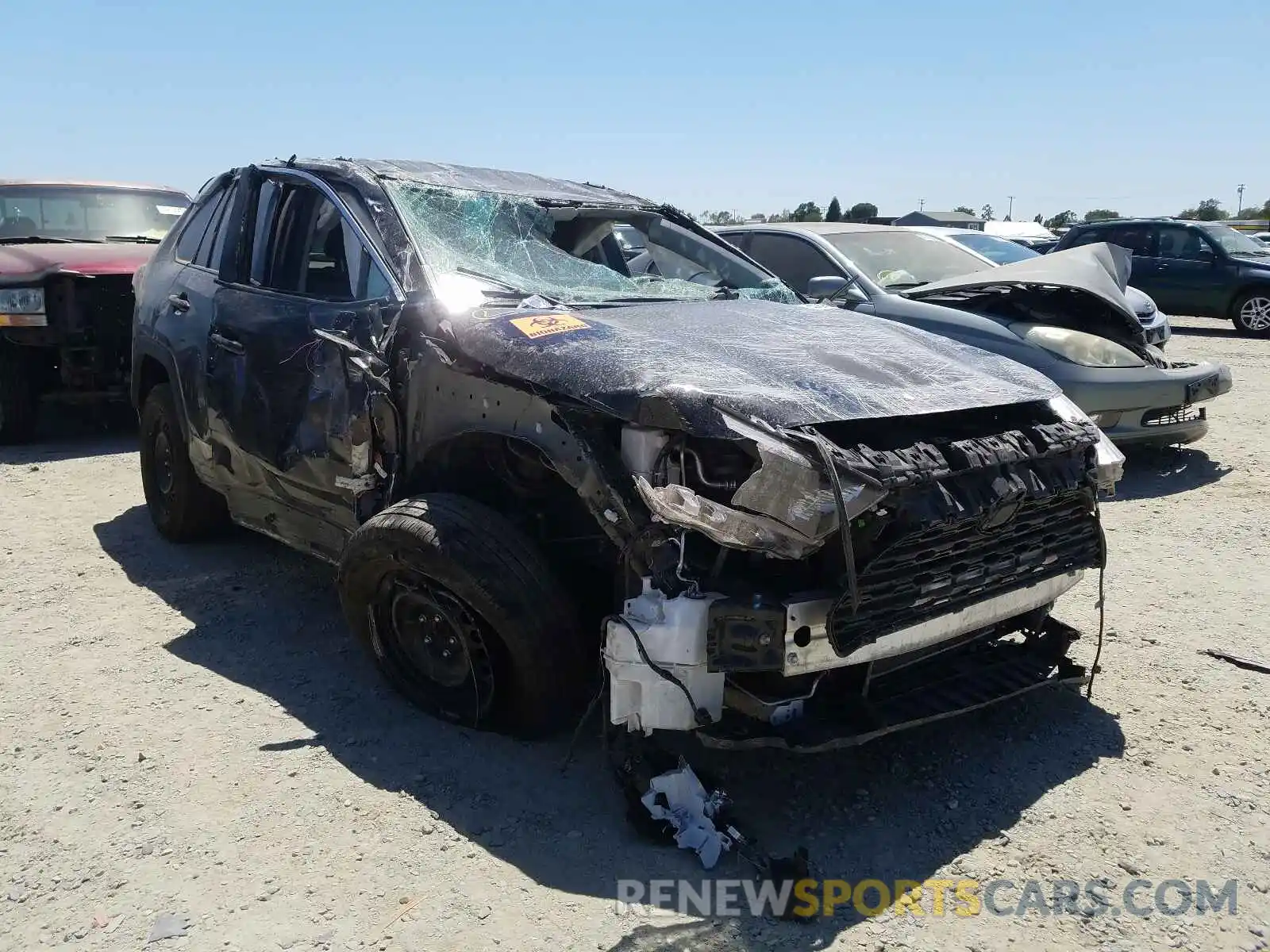 1 Photograph of a damaged car 2T3F1RFV8LC097089 TOYOTA RAV4 2020