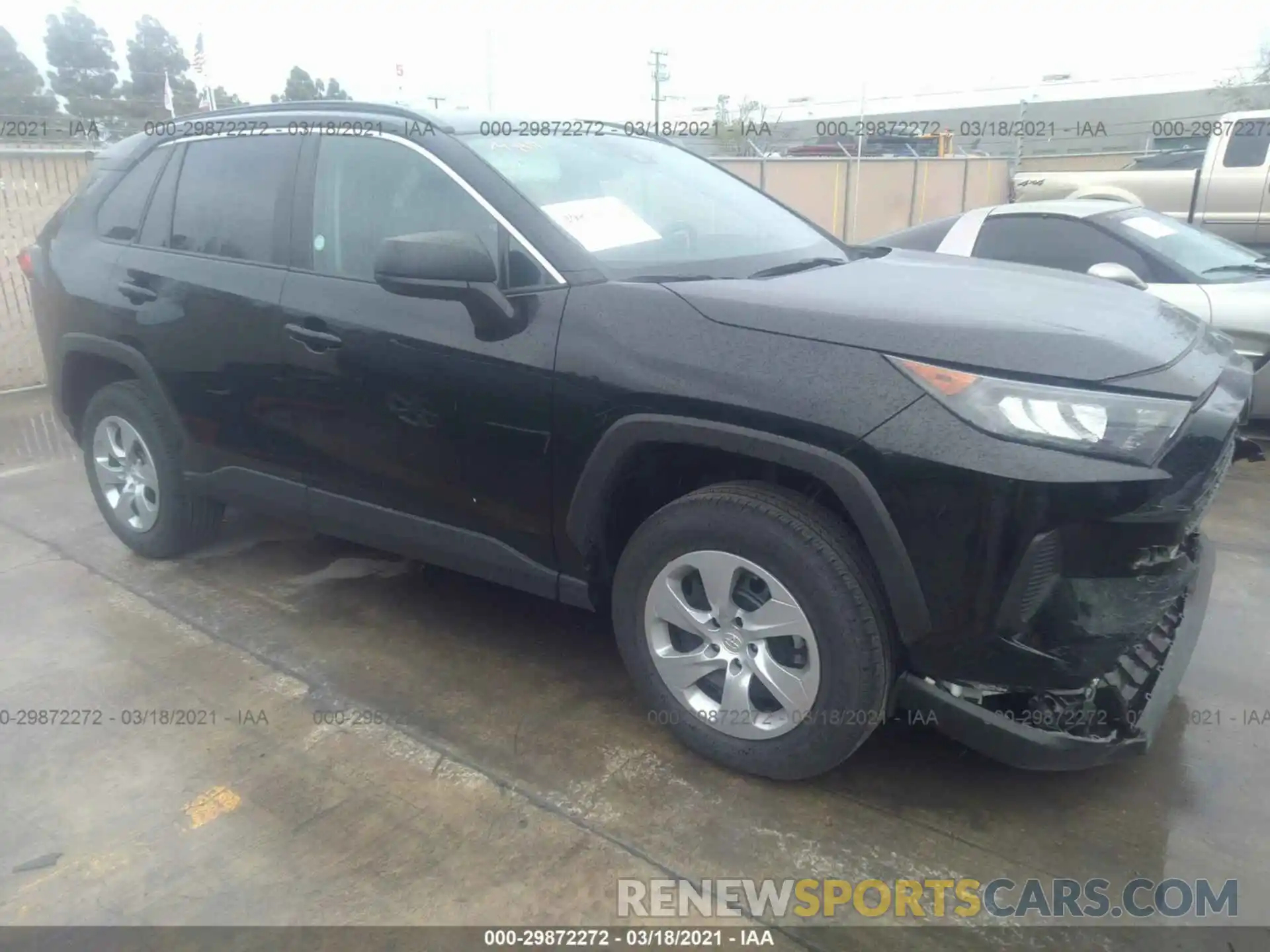 1 Photograph of a damaged car 2T3F1RFV8LC100685 TOYOTA RAV4 2020