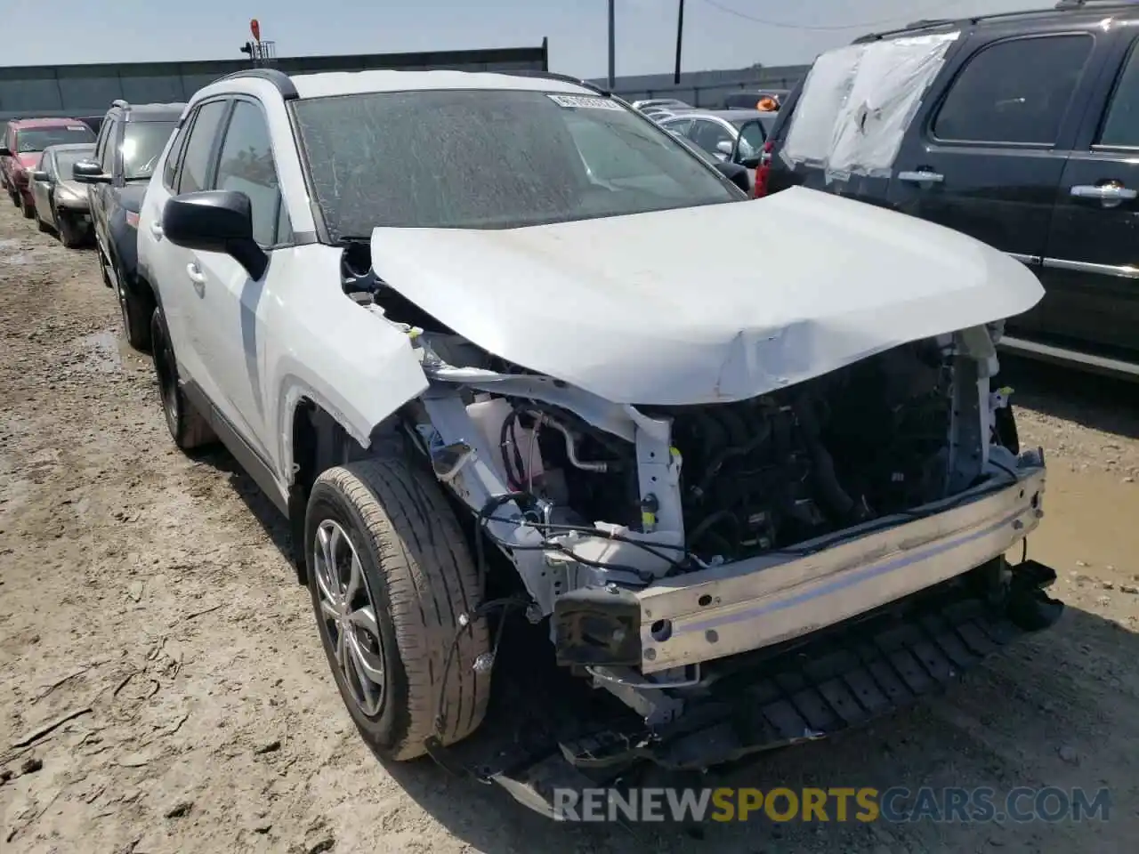 1 Photograph of a damaged car 2T3F1RFV8LC102274 TOYOTA RAV4 2020