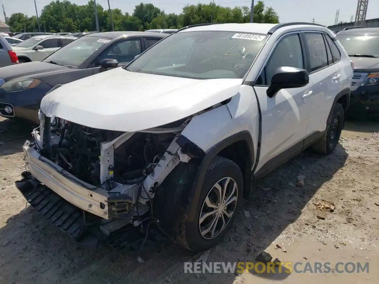 2 Photograph of a damaged car 2T3F1RFV8LC102274 TOYOTA RAV4 2020