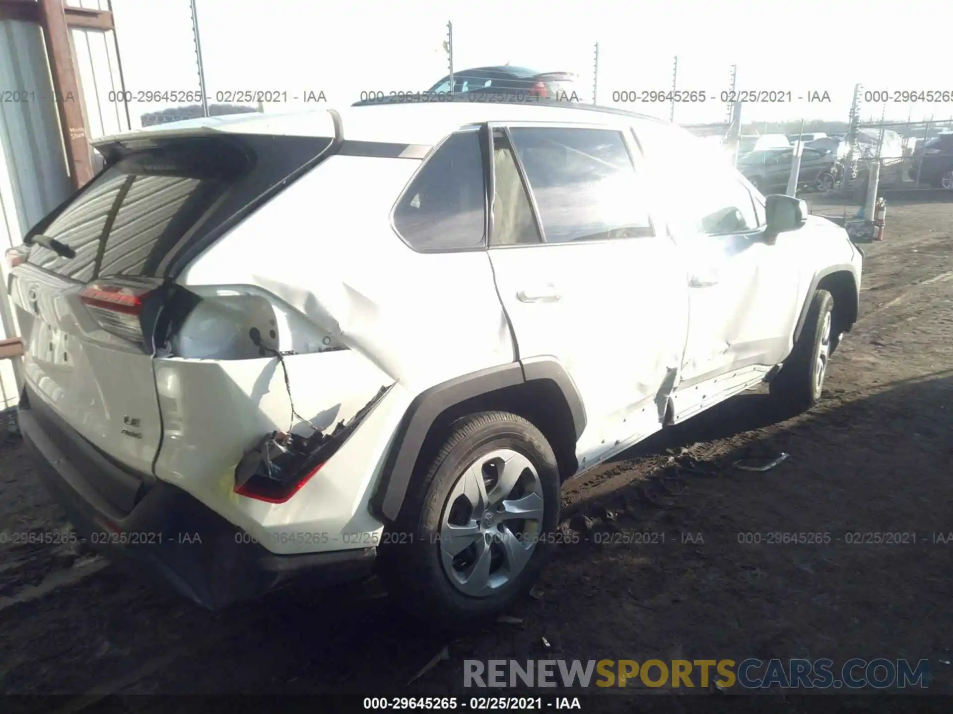 4 Photograph of a damaged car 2T3F1RFV8LC107412 TOYOTA RAV4 2020