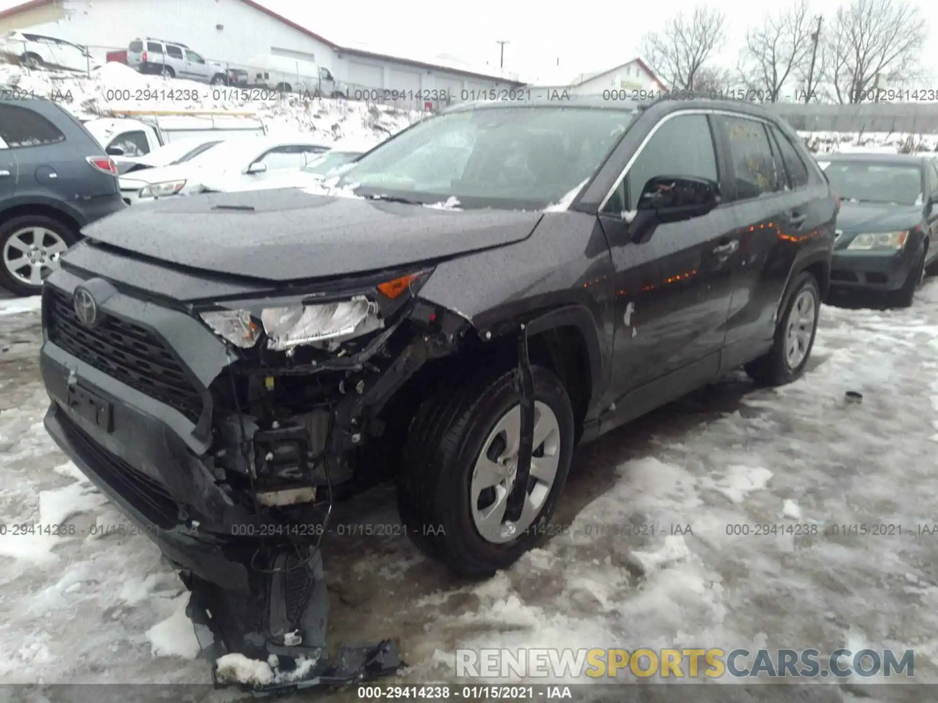 2 Photograph of a damaged car 2T3F1RFV8LC110780 TOYOTA RAV4 2020