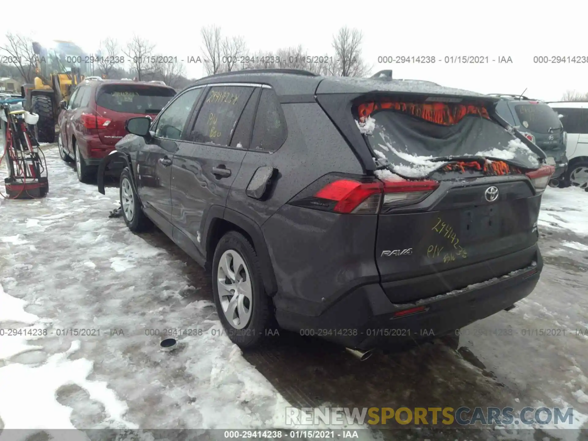 3 Photograph of a damaged car 2T3F1RFV8LC110780 TOYOTA RAV4 2020