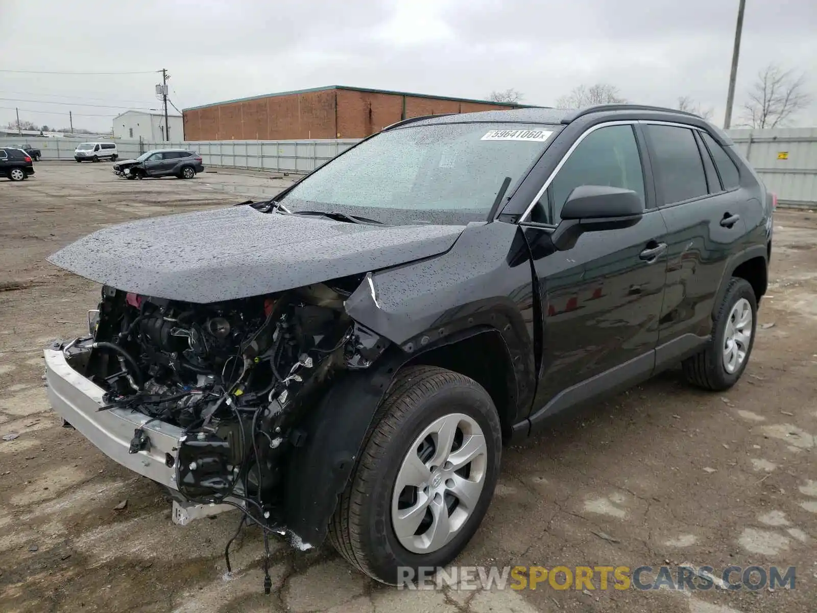 2 Photograph of a damaged car 2T3F1RFV8LC115199 TOYOTA RAV4 2020