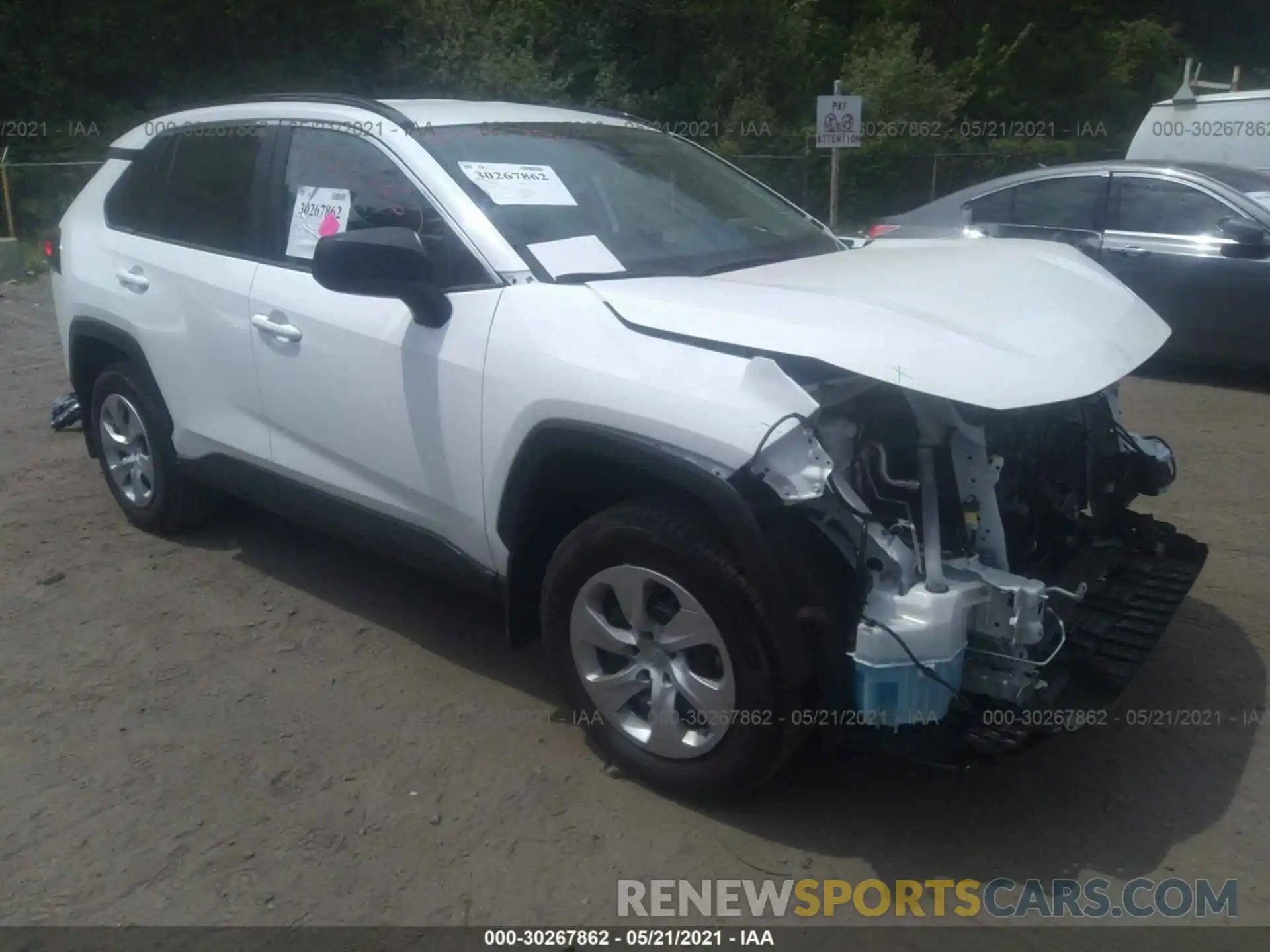 1 Photograph of a damaged car 2T3F1RFV8LC123254 TOYOTA RAV4 2020