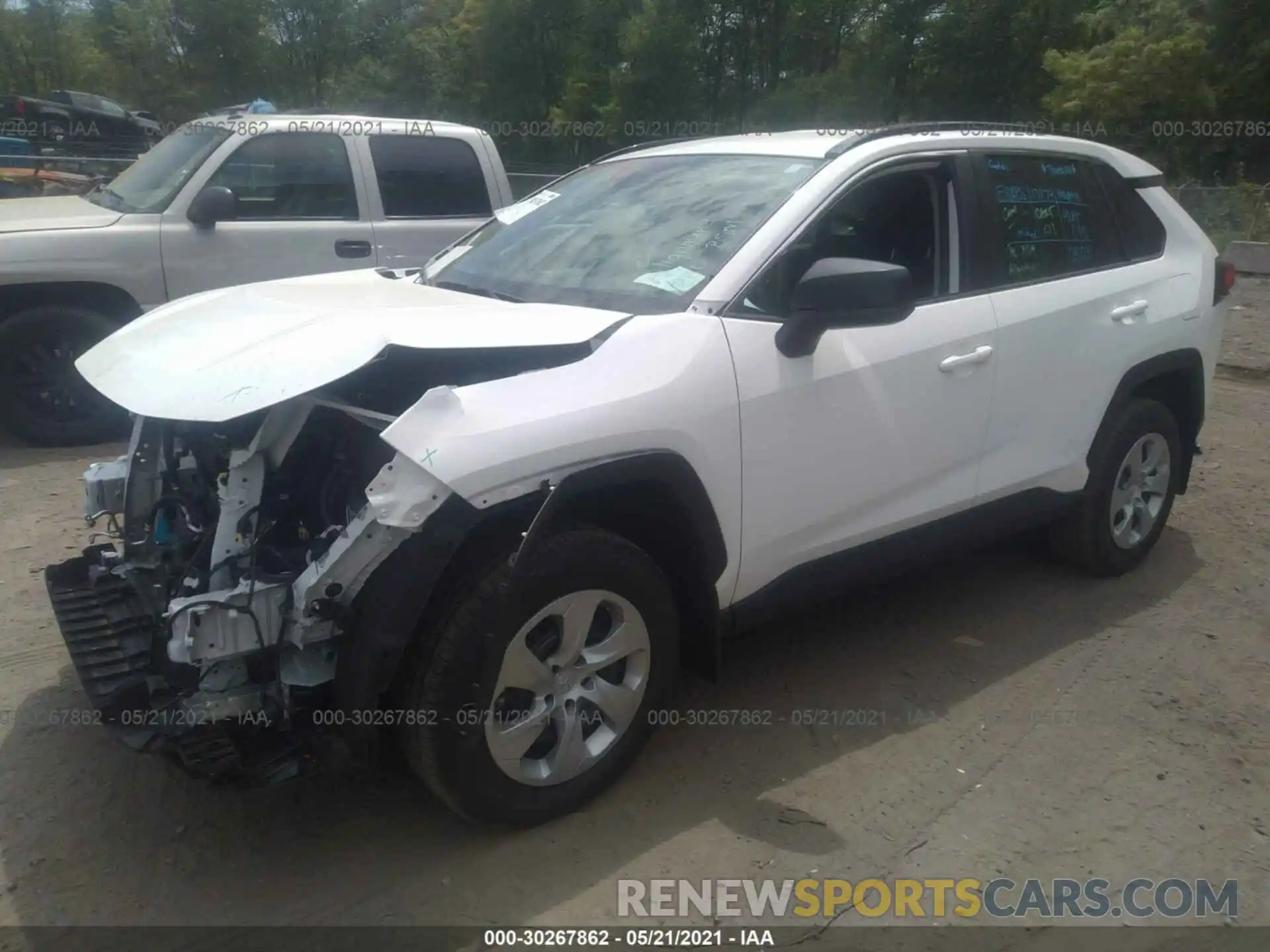 2 Photograph of a damaged car 2T3F1RFV8LC123254 TOYOTA RAV4 2020