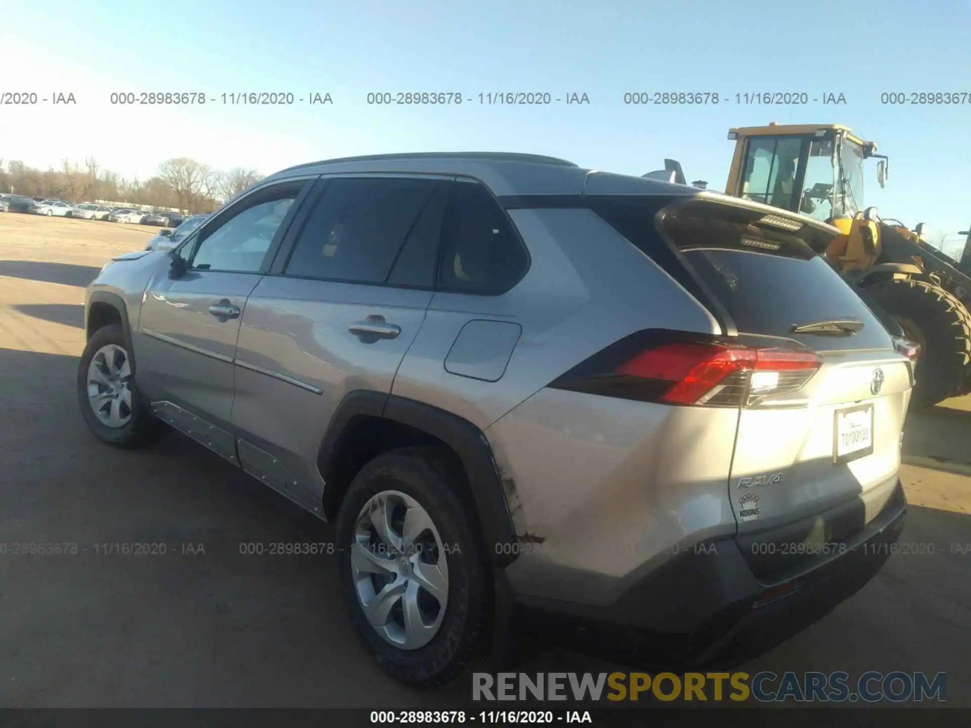 3 Photograph of a damaged car 2T3F1RFV8LW092408 TOYOTA RAV4 2020