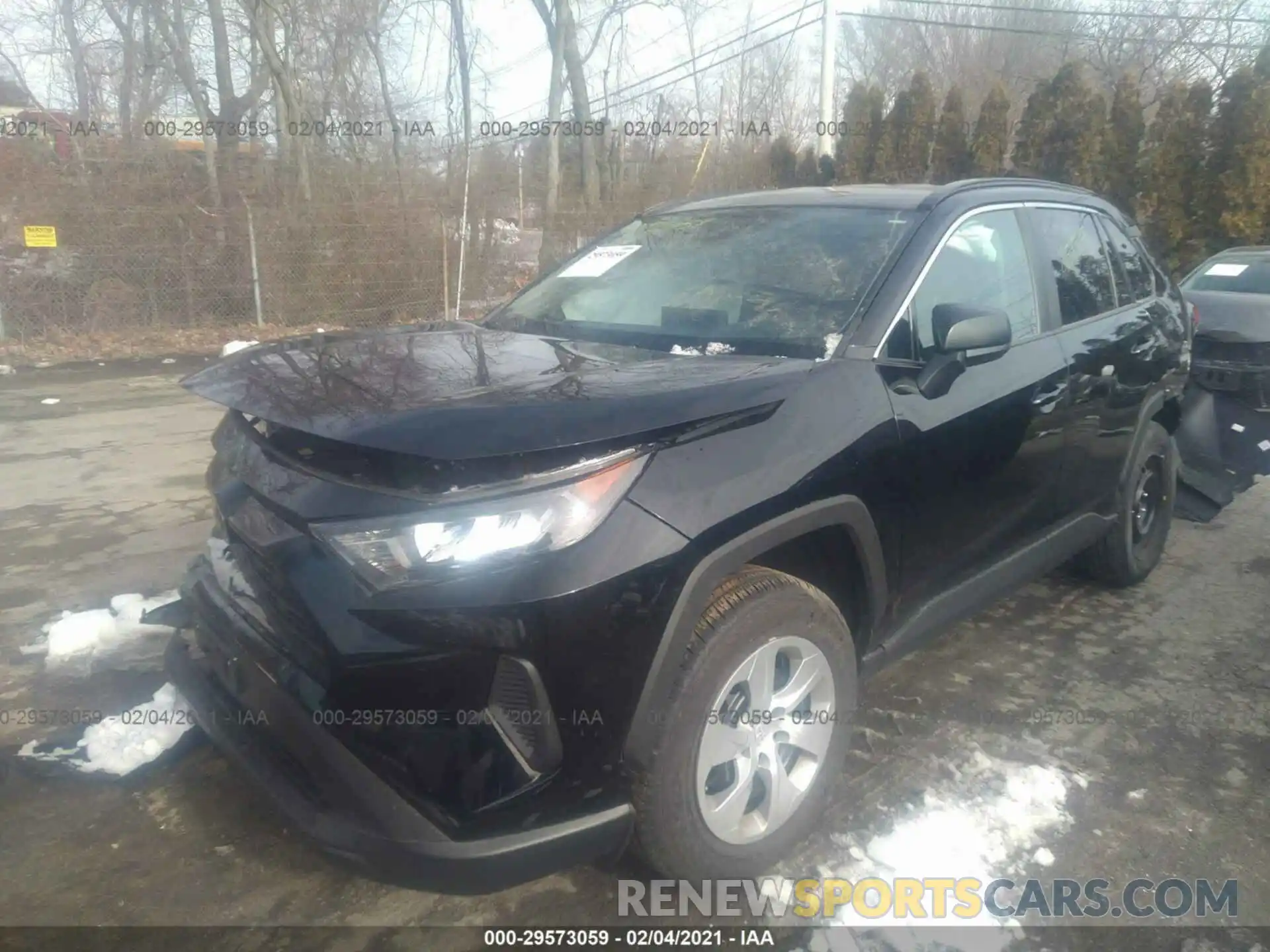 2 Photograph of a damaged car 2T3F1RFV8LW095101 TOYOTA RAV4 2020