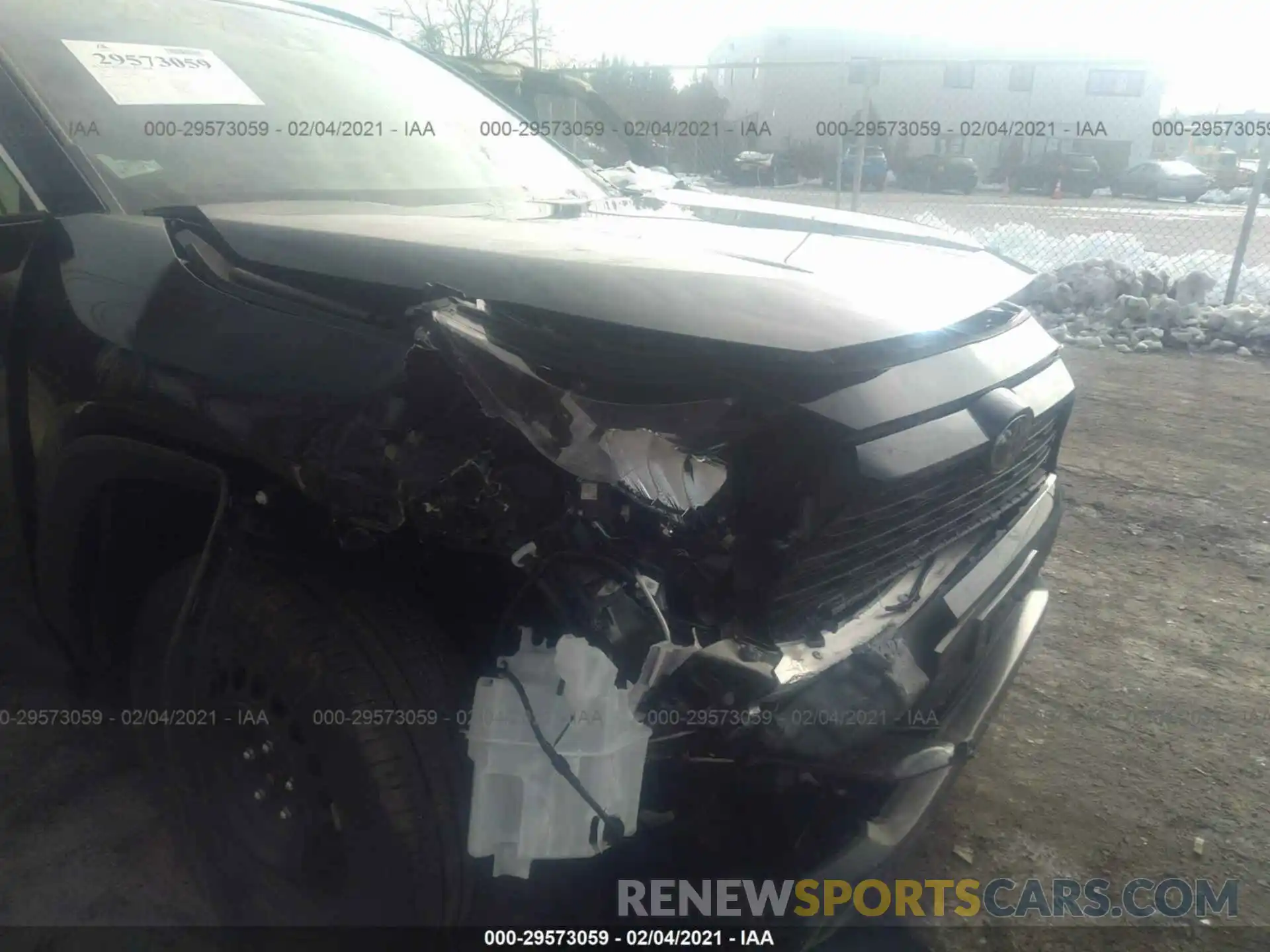 6 Photograph of a damaged car 2T3F1RFV8LW095101 TOYOTA RAV4 2020