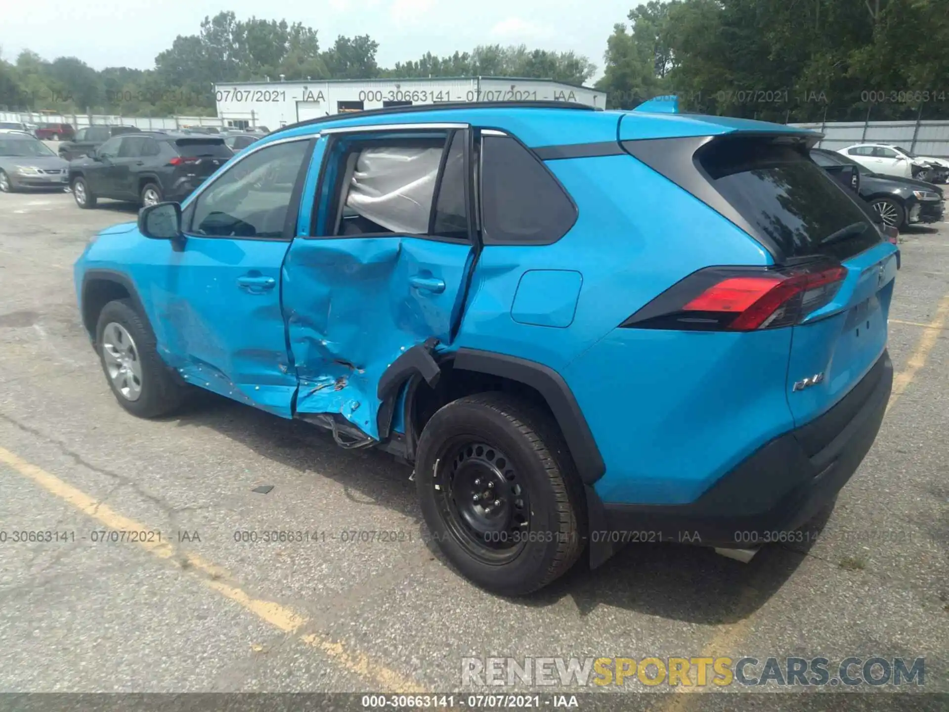 3 Photograph of a damaged car 2T3F1RFV8LW105660 TOYOTA RAV4 2020