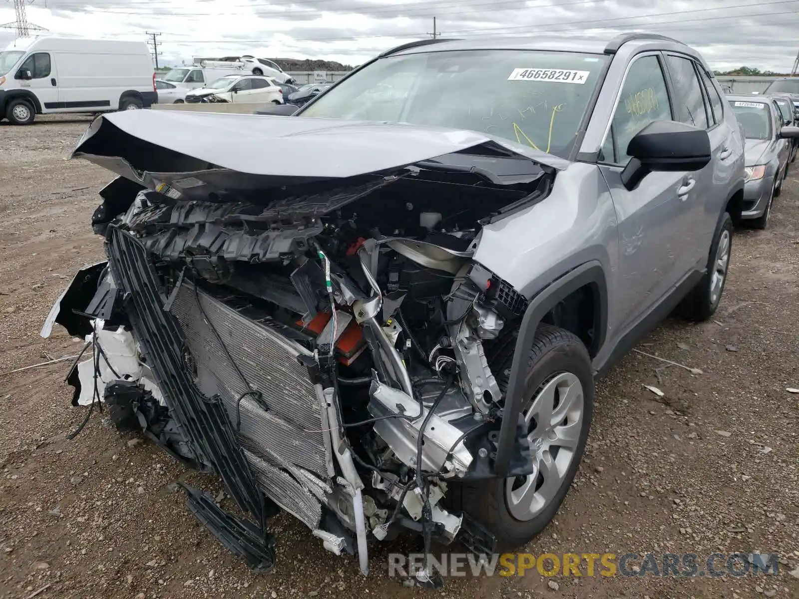 2 Photograph of a damaged car 2T3F1RFV8LW114150 TOYOTA RAV4 2020